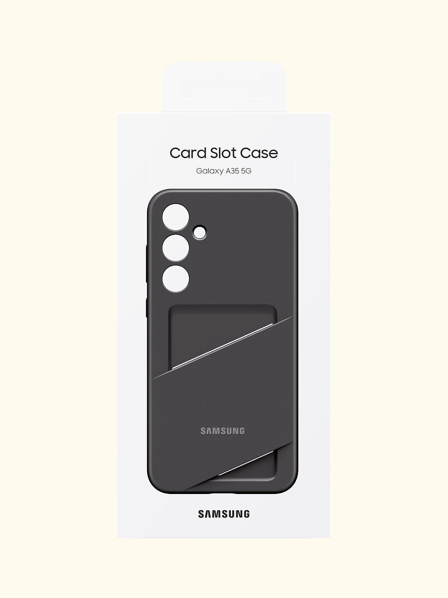 Galaxy A35 Card Slot Case, Black
