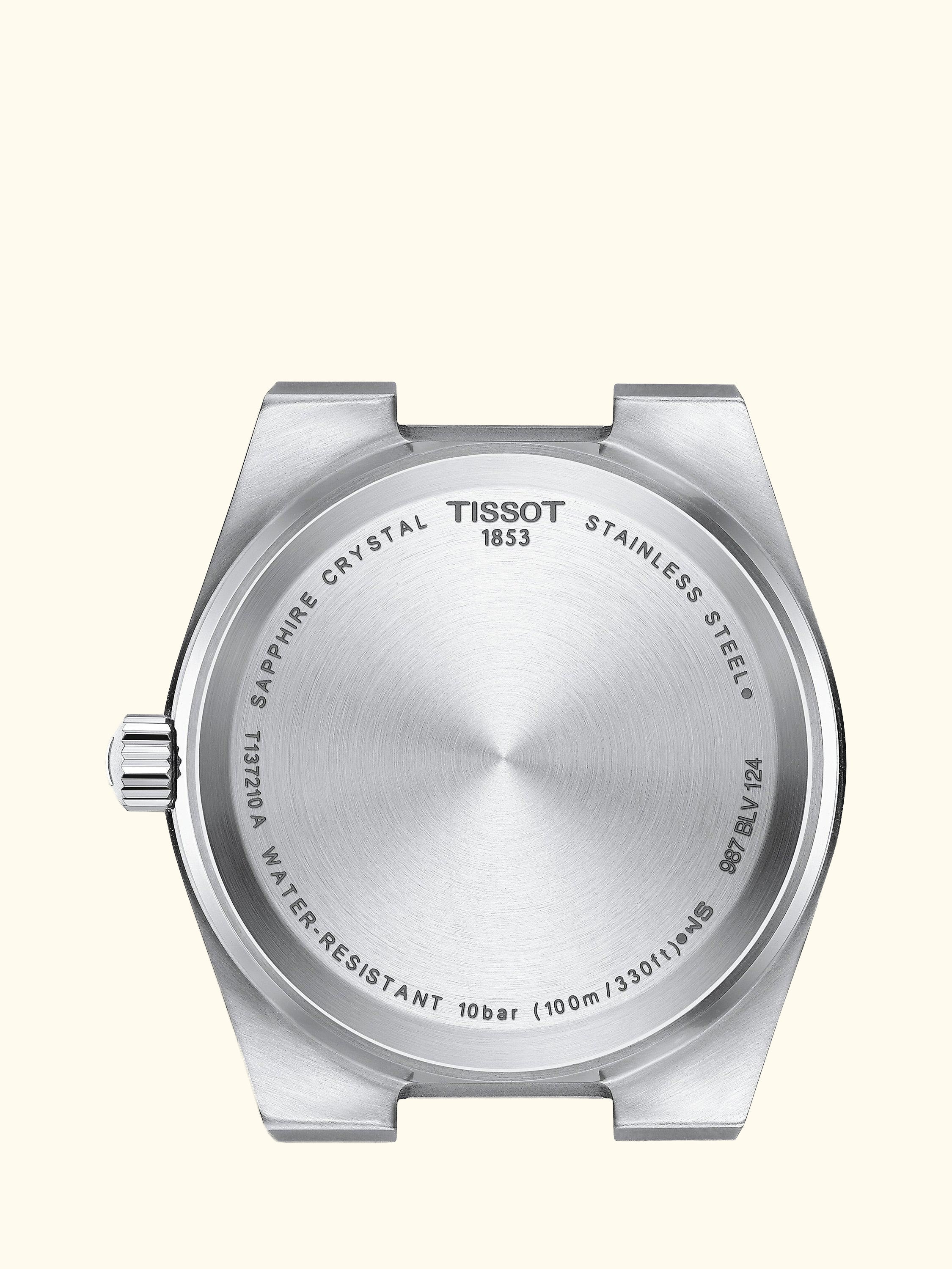 T1372101111100 Unisex PRX 35 Mother of Pearl Dial Watch, Silver
