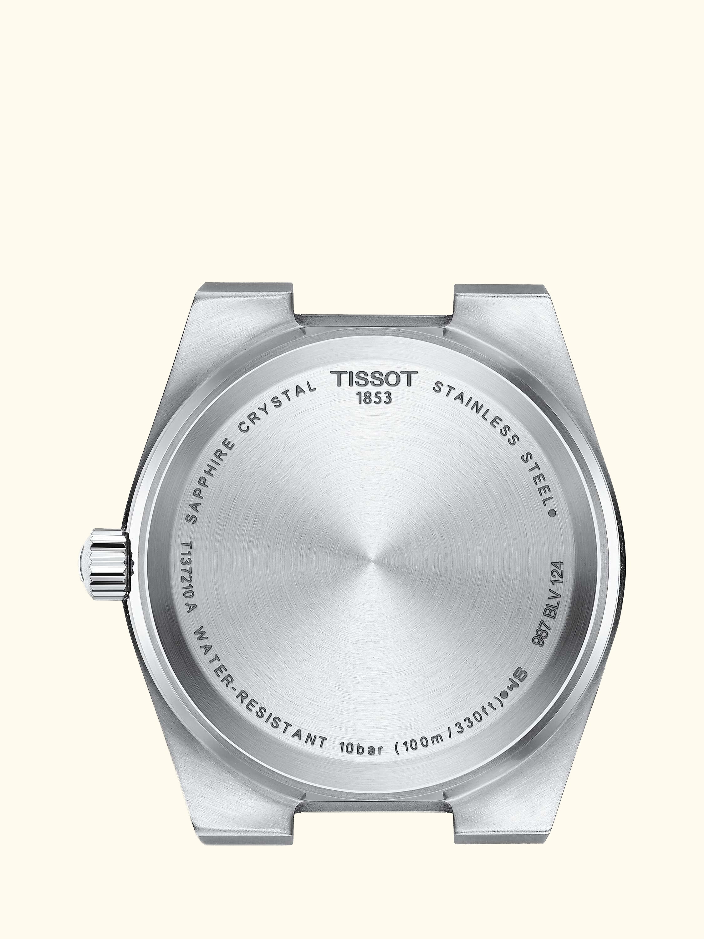 T1372101111100 Unisex PRX 35 Mother of Pearl Dial Watch, Silver