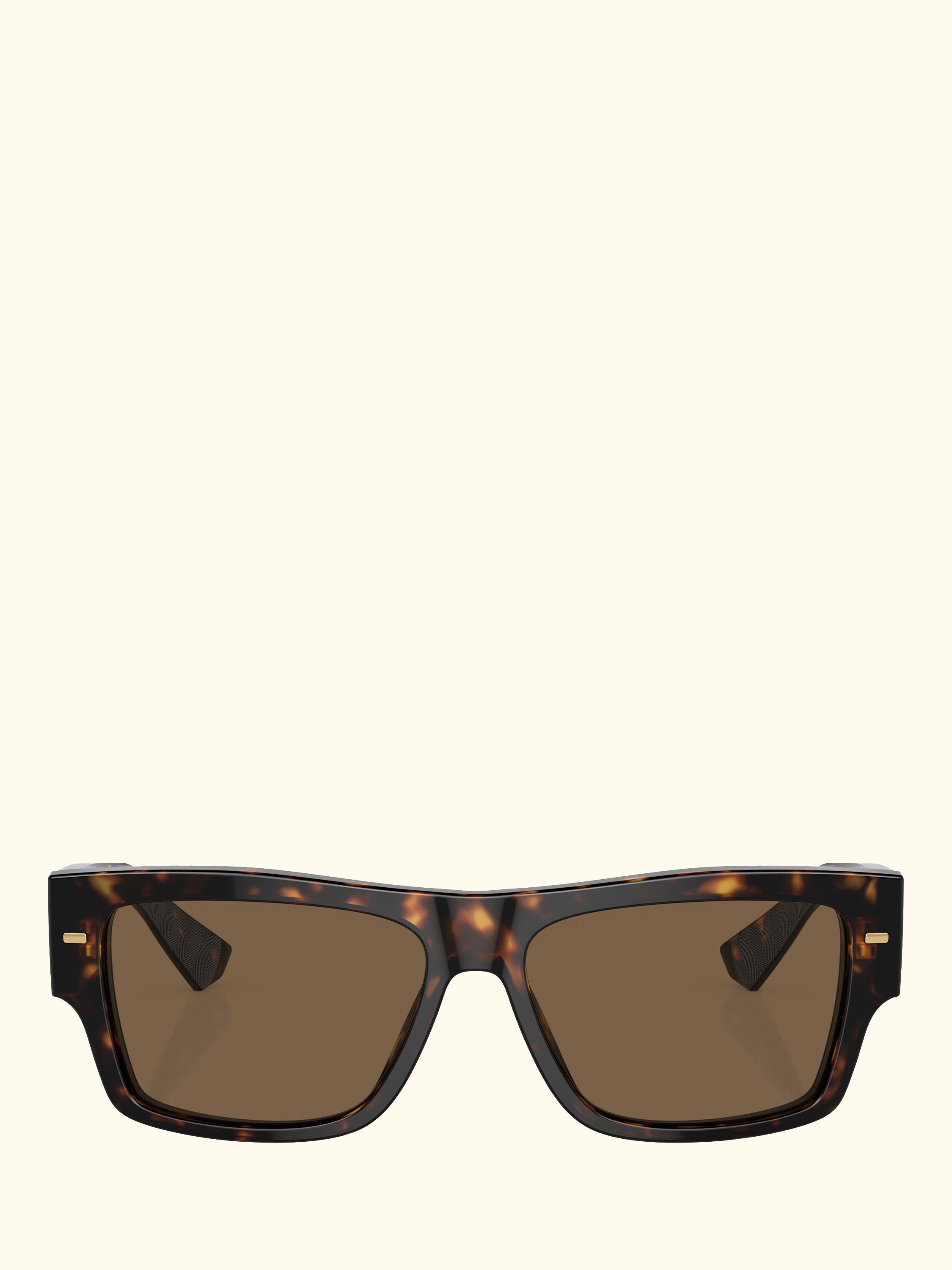 DG44515 Men's Rectangular Sunglasses, Havana