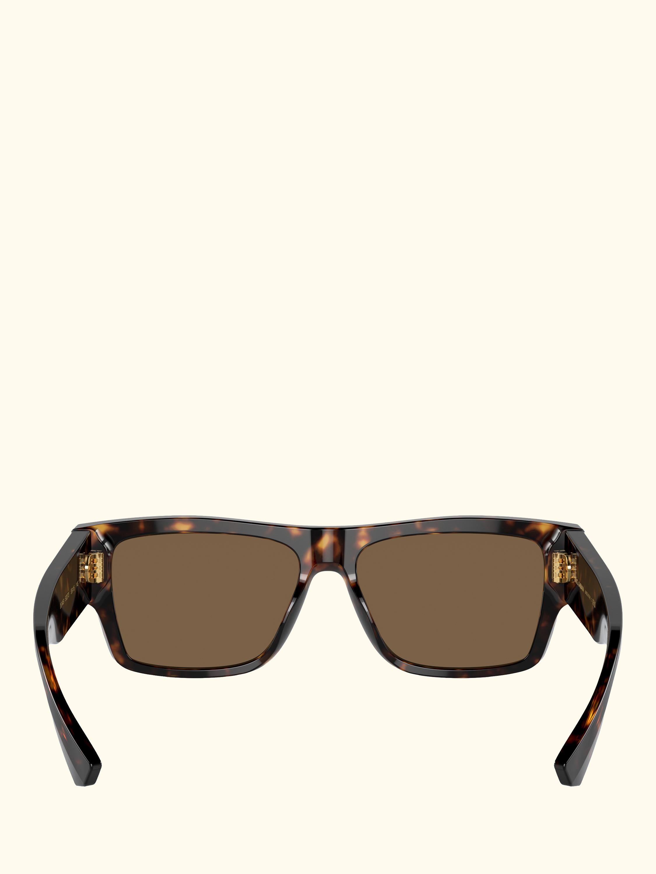DG44515 Men's Rectangular Sunglasses, Havana