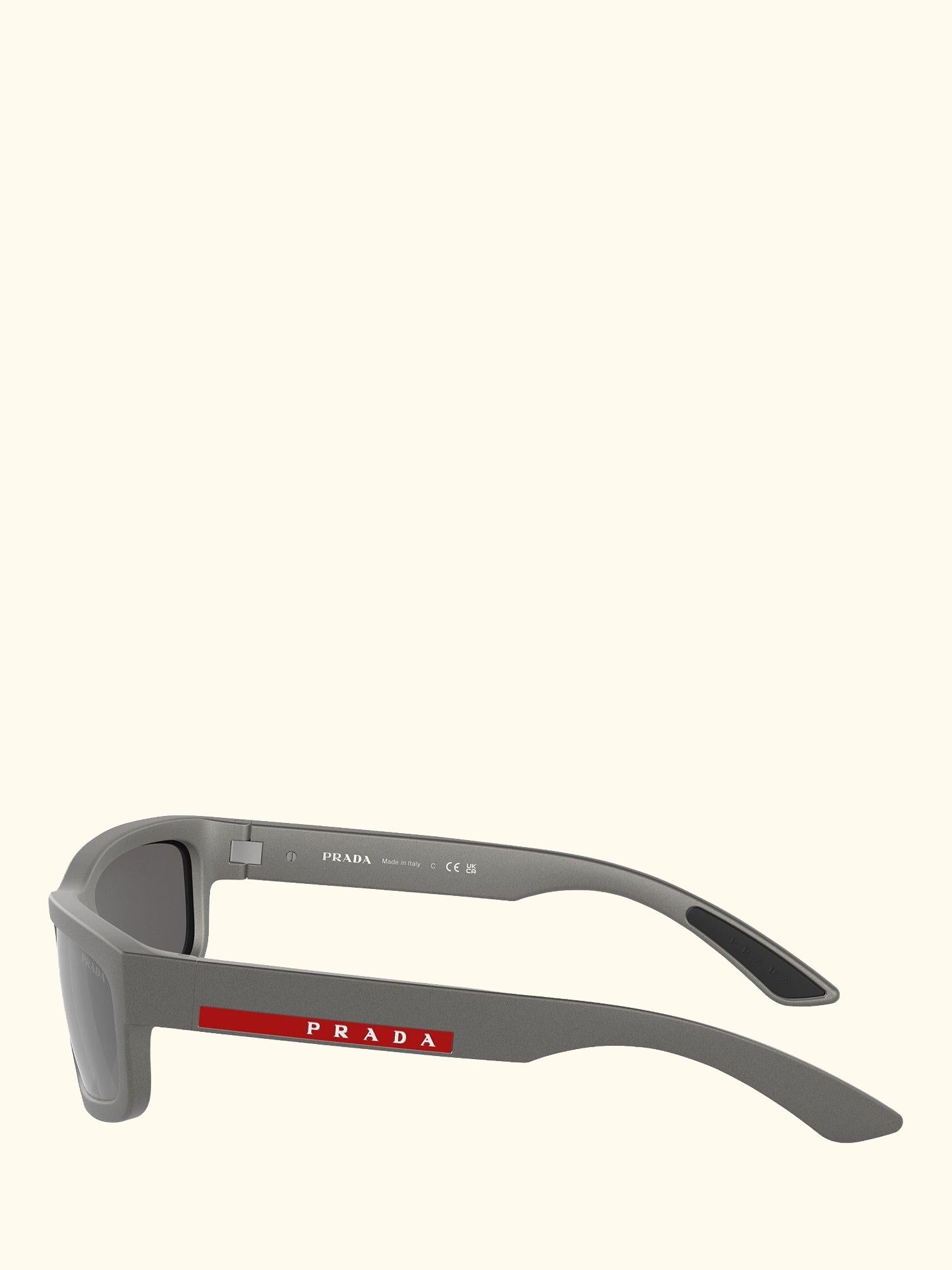 Linea Rossa PS05ZS Men's Rectangular Sunglasses, Grey