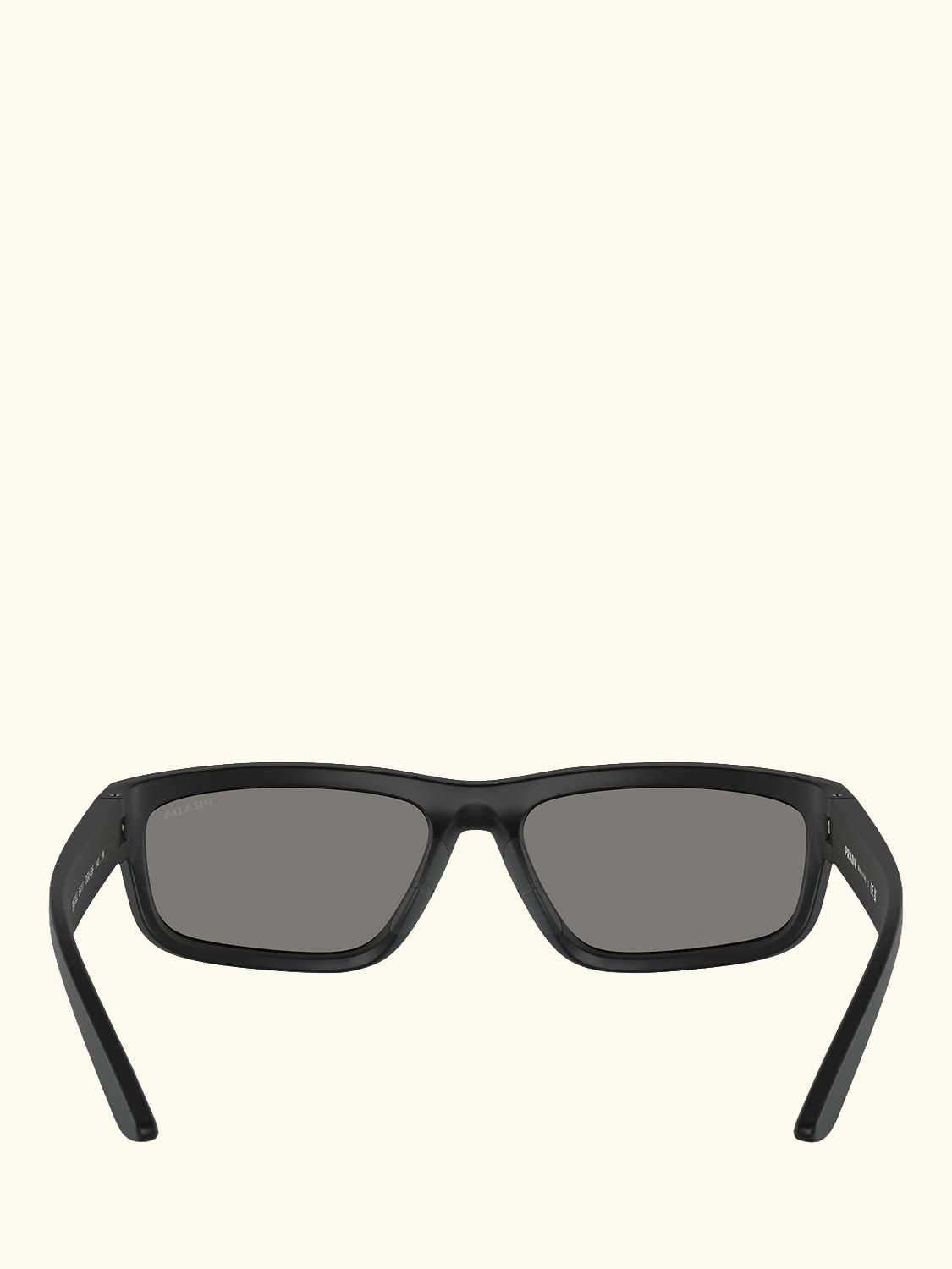 Linea Rossa PS05ZS Men's Rectangular Sunglasses, Black