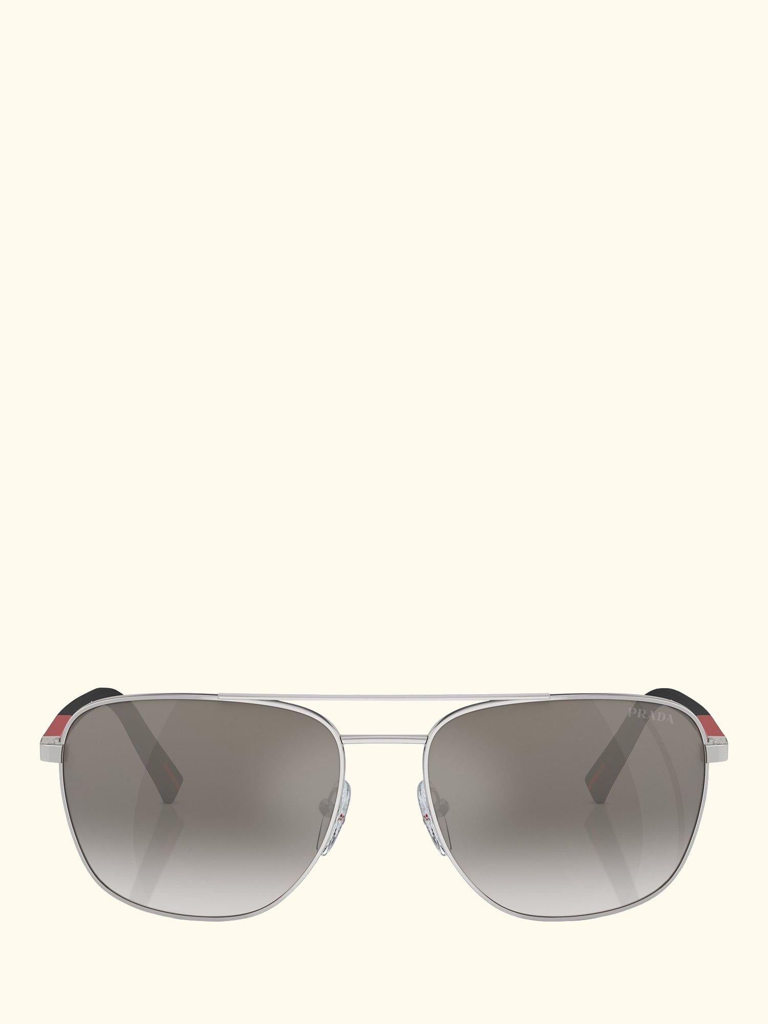 Linea Rossa PS54ZS Men's Aviator Sunglasses, Silver