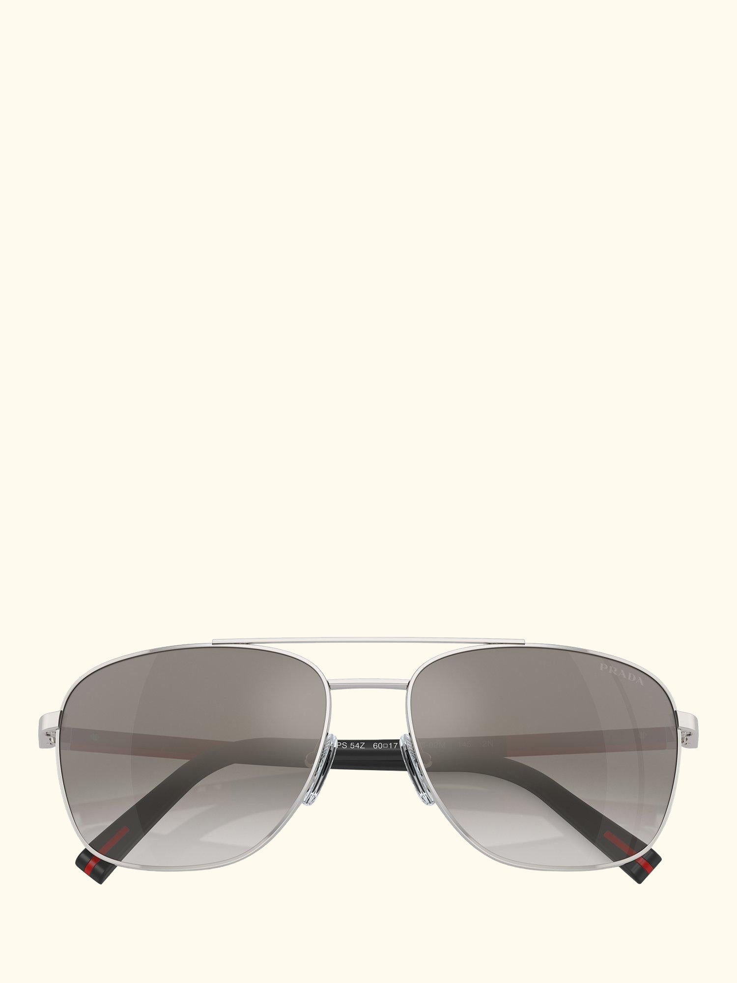 Linea Rossa PS54ZS Men's Aviator Sunglasses, Silver