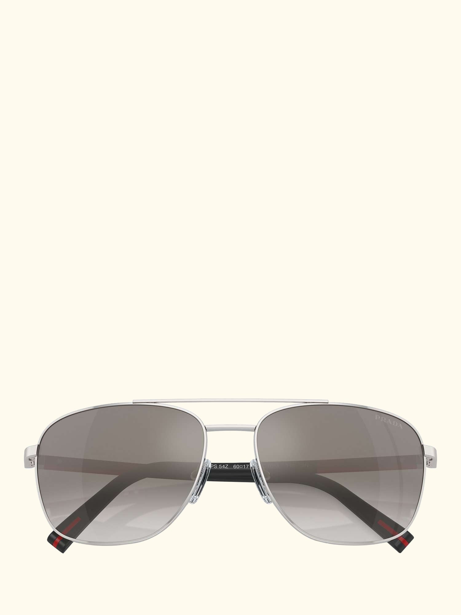 Linea Rossa PS54ZS Men's Aviator Sunglasses, Silver