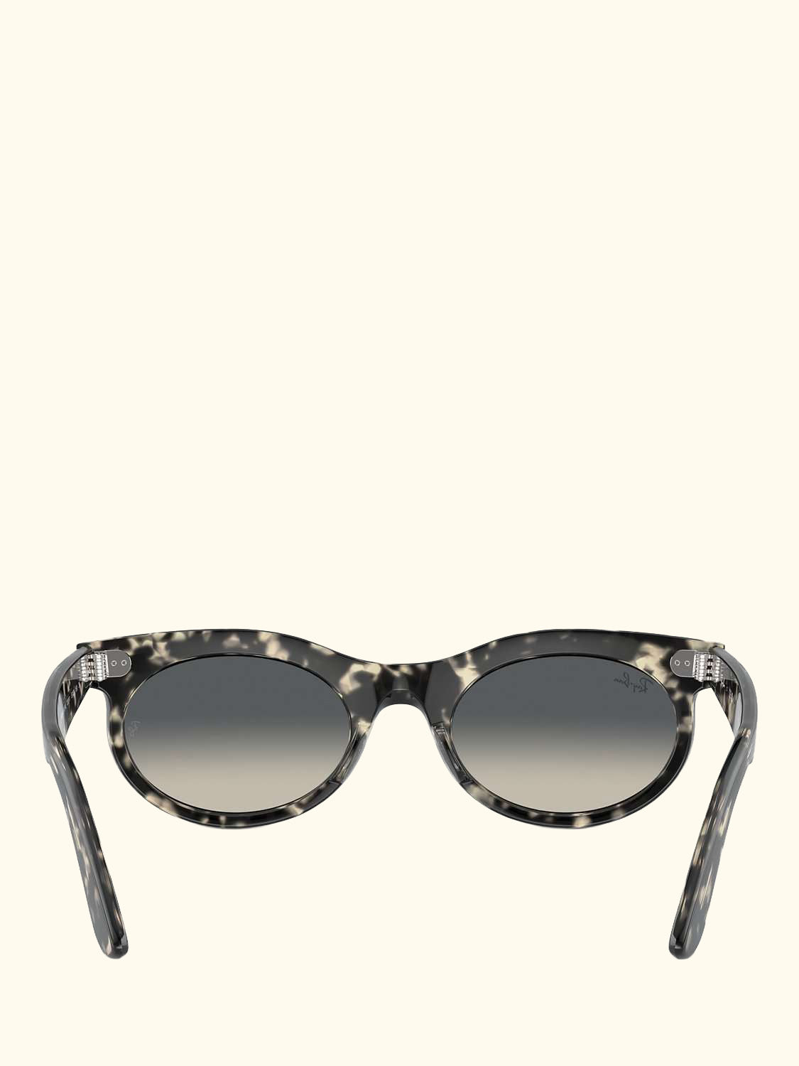 RB224213 Women's Oval Sunglasses, Grey Havana