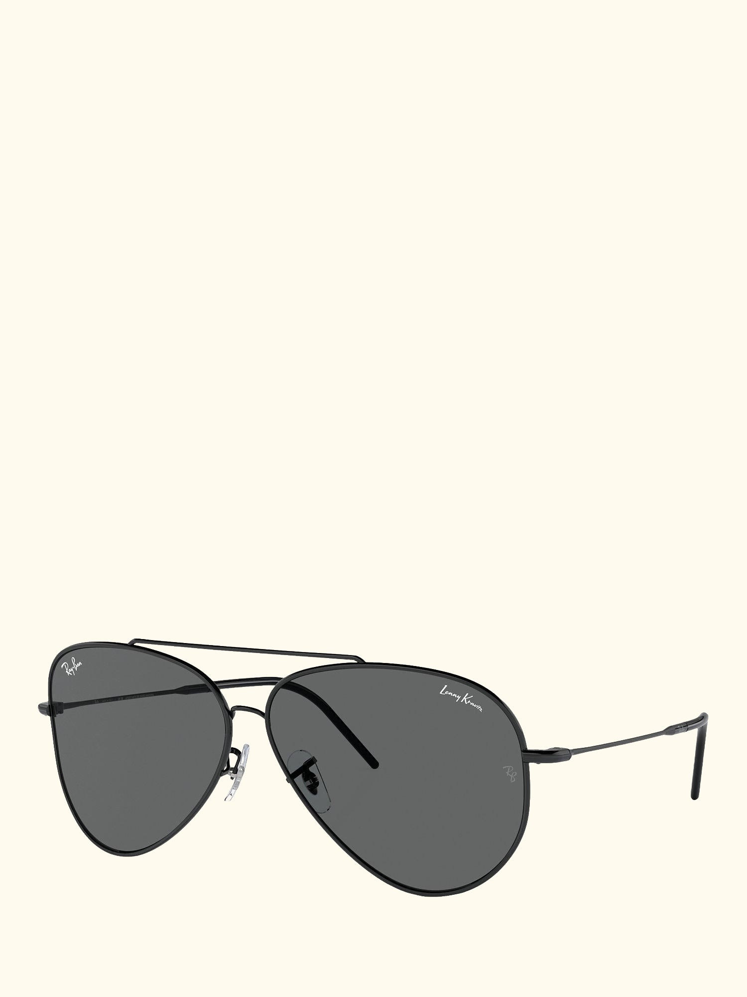 RBR0101 Men's Aviator Sunglasses, Black