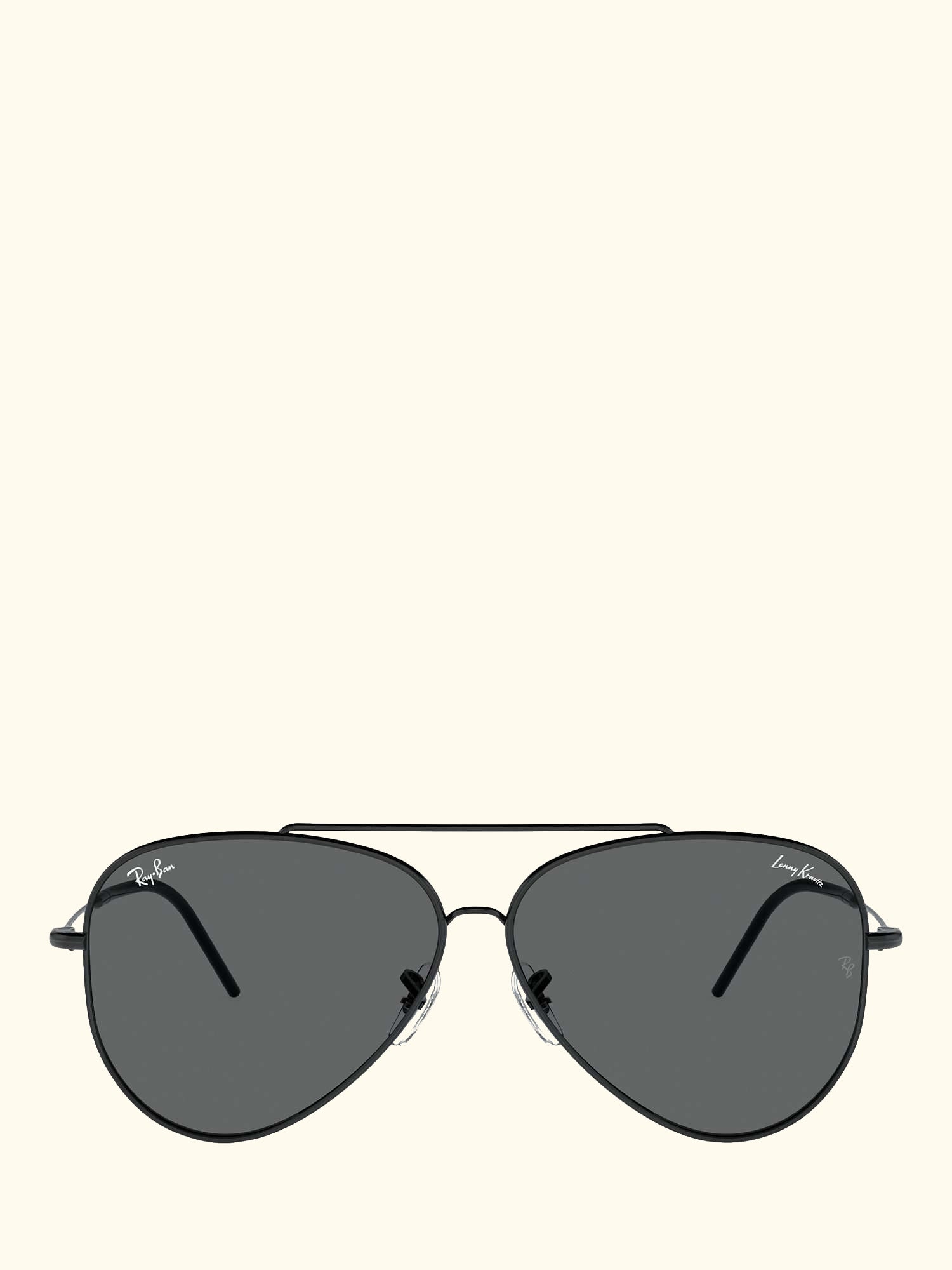 RBR0101 Men's Aviator Sunglasses, Black