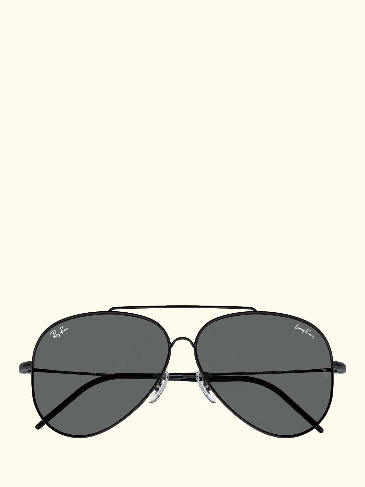 RBR0101 Men's Aviator Sunglasses, Black
