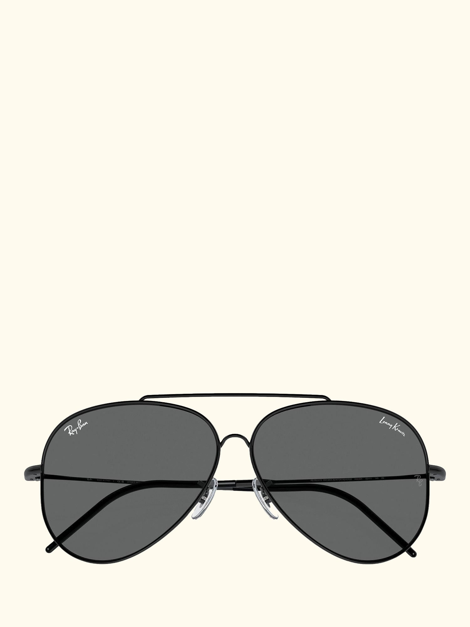 RBR0101 Men's Aviator Sunglasses, Black