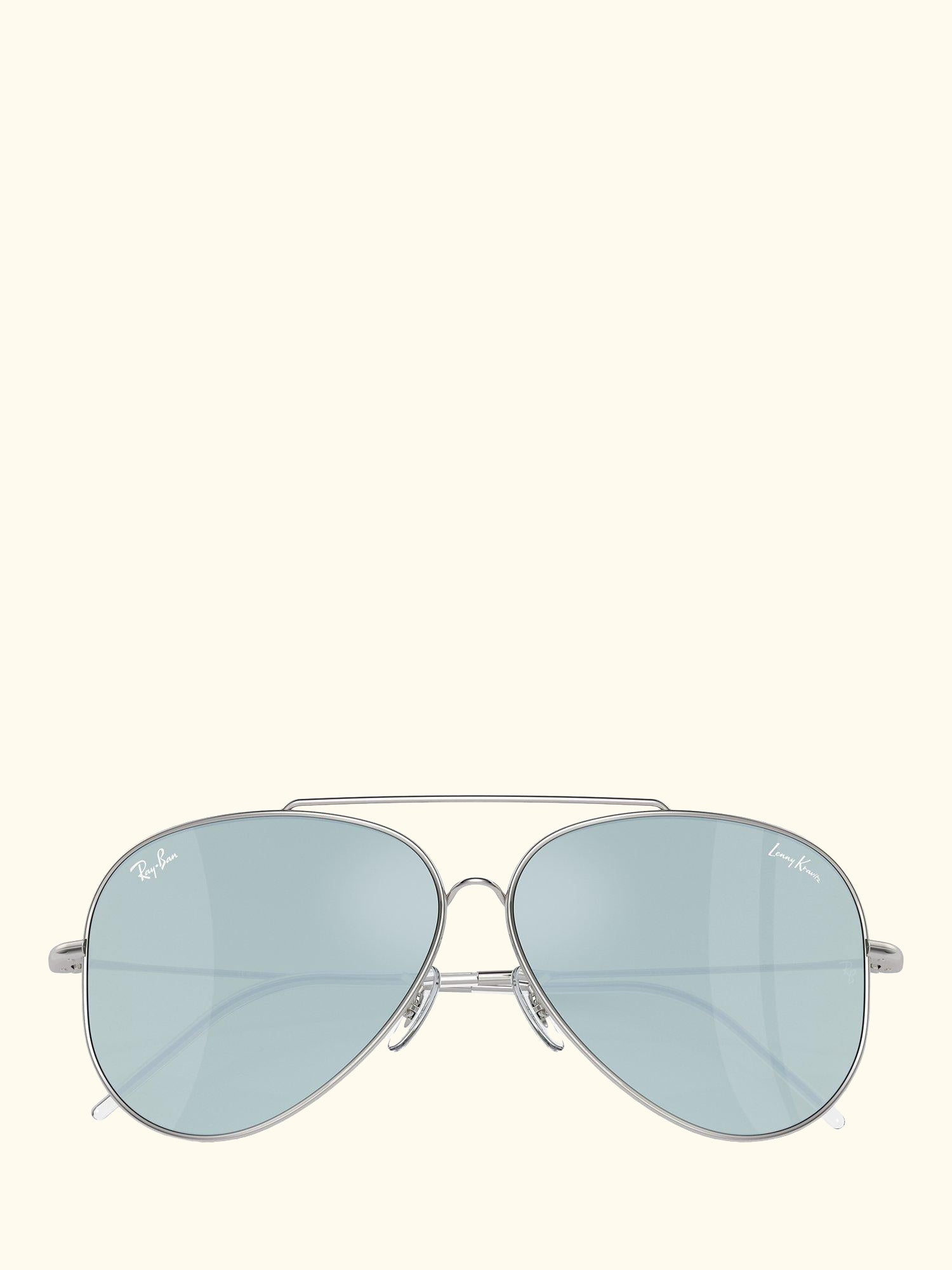 RBR0101 Men's Aviator Sunglasses, Silver