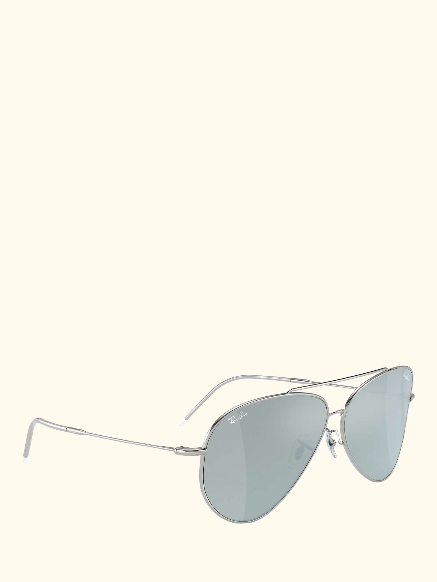 RBR0101 Men's Aviator Sunglasses, Silver