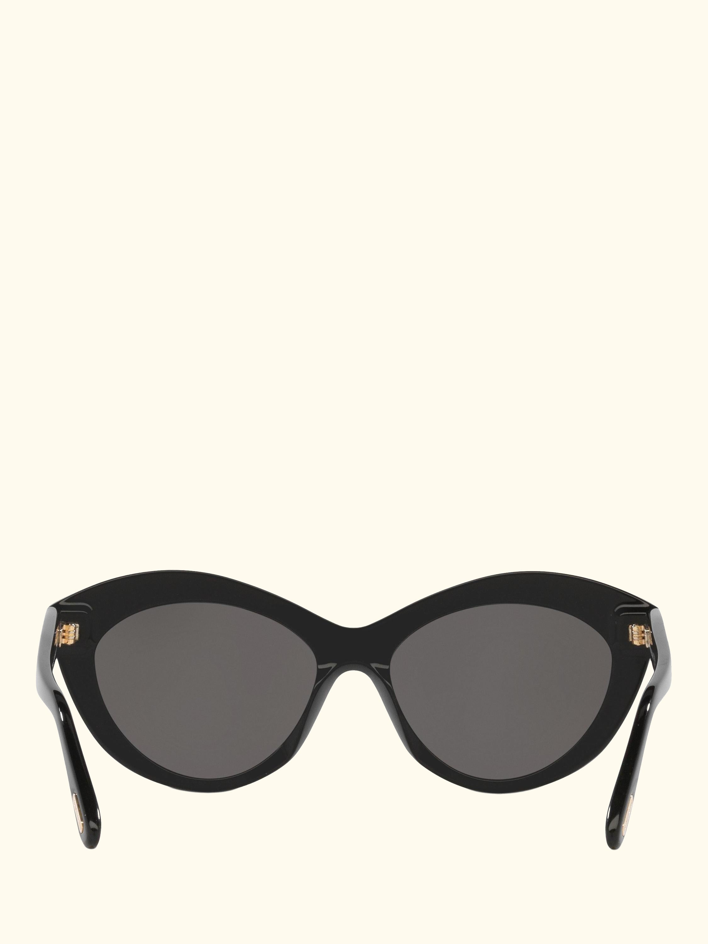 TR00184 Women's Polarised Cat's Eye Sunglasses, Black