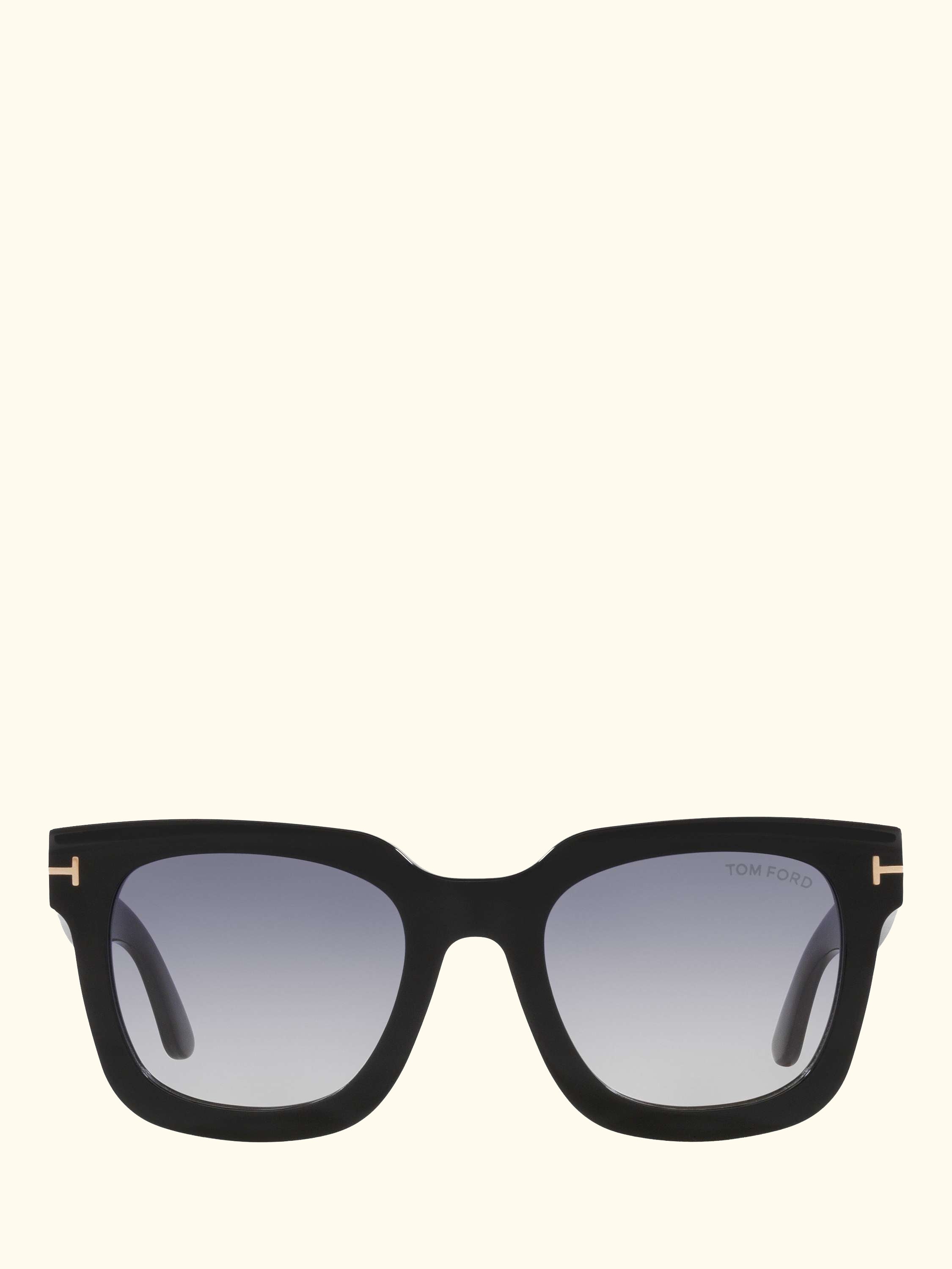TR0018 Women's Square Sunglasses, Black