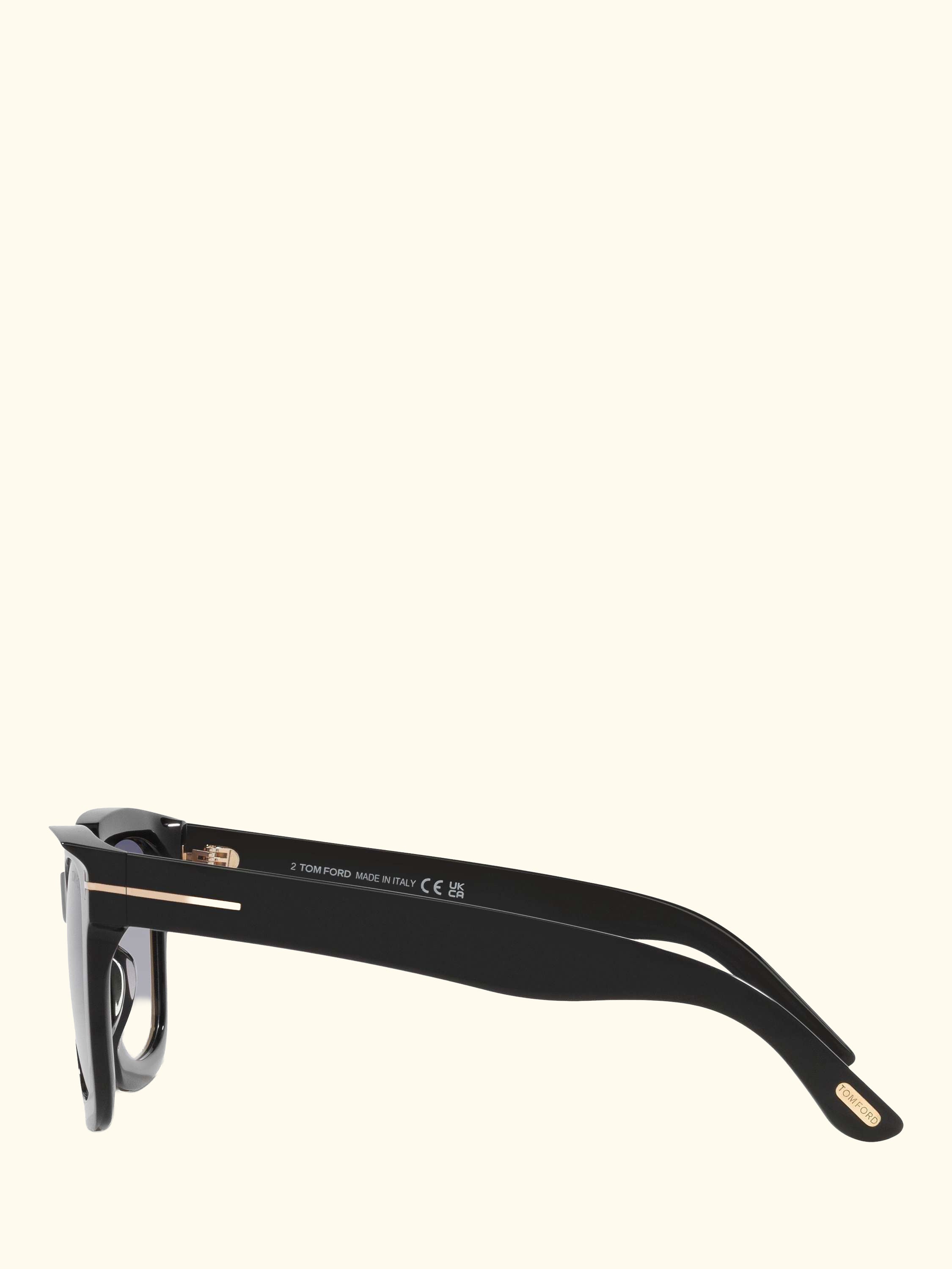 TR0018 Women's Square Sunglasses, Black