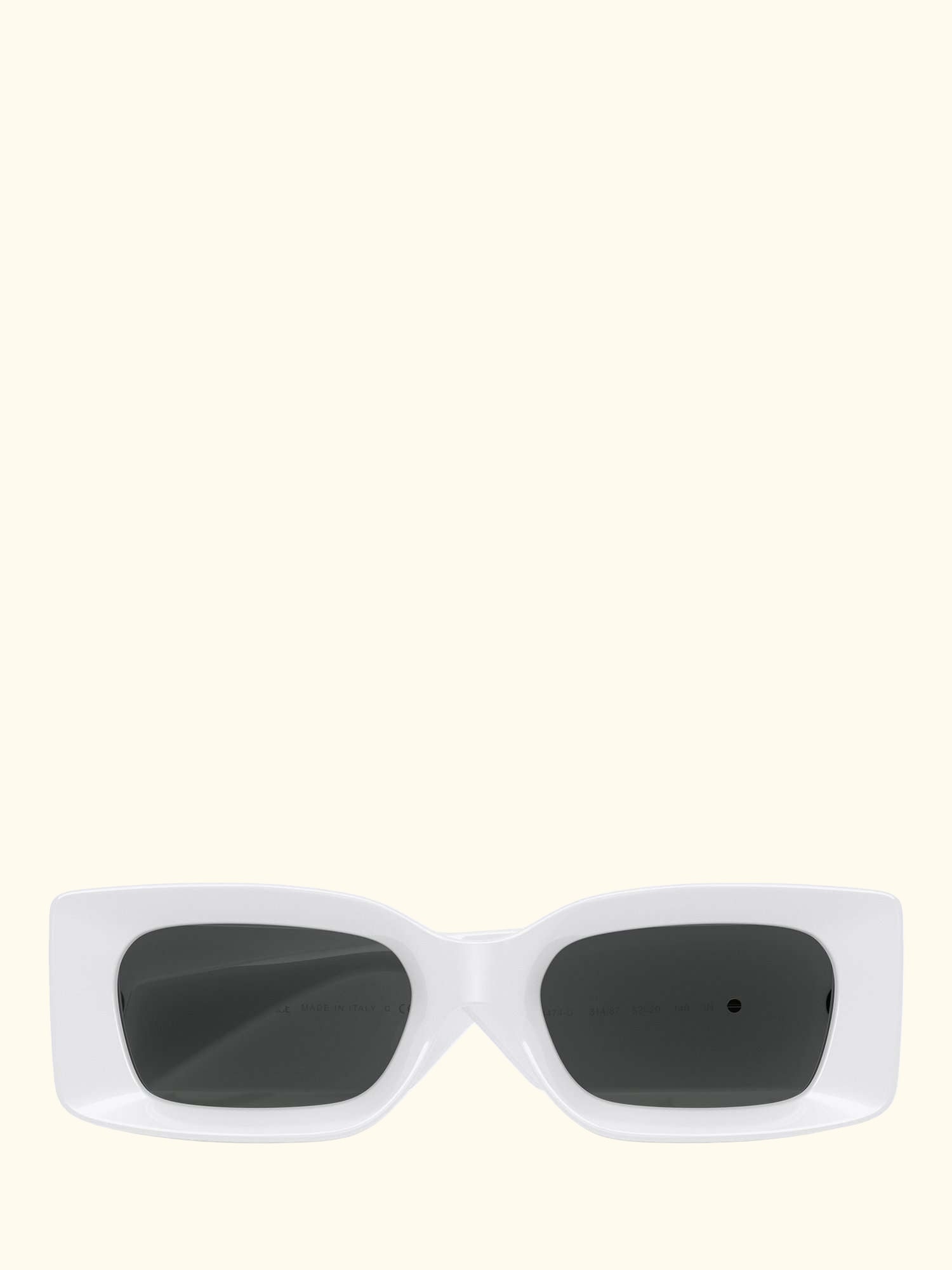 VE4474 Women's Rectangular Sunglasses, White