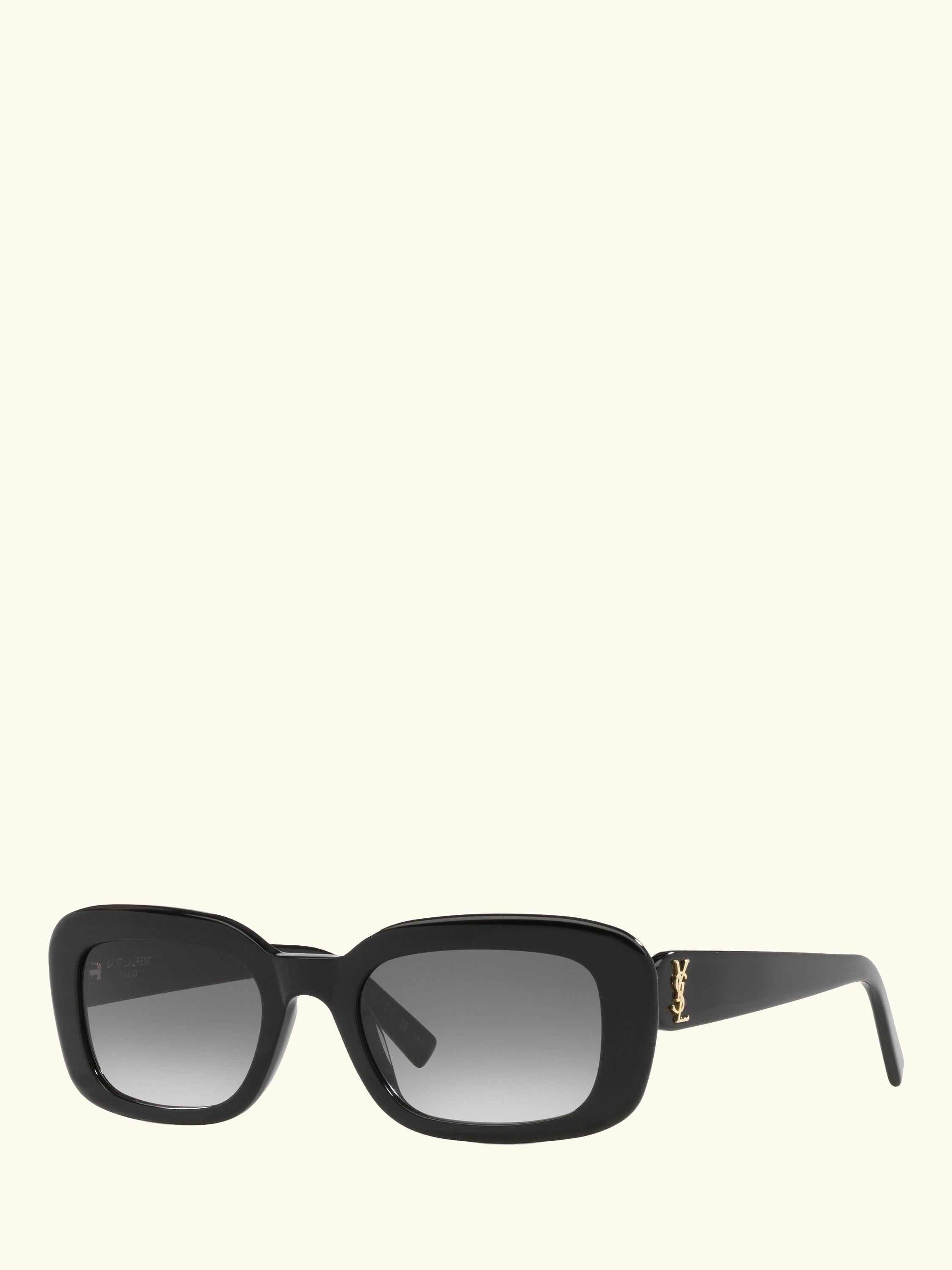 YS000525 Women's Rectangular Sunglasses, Black