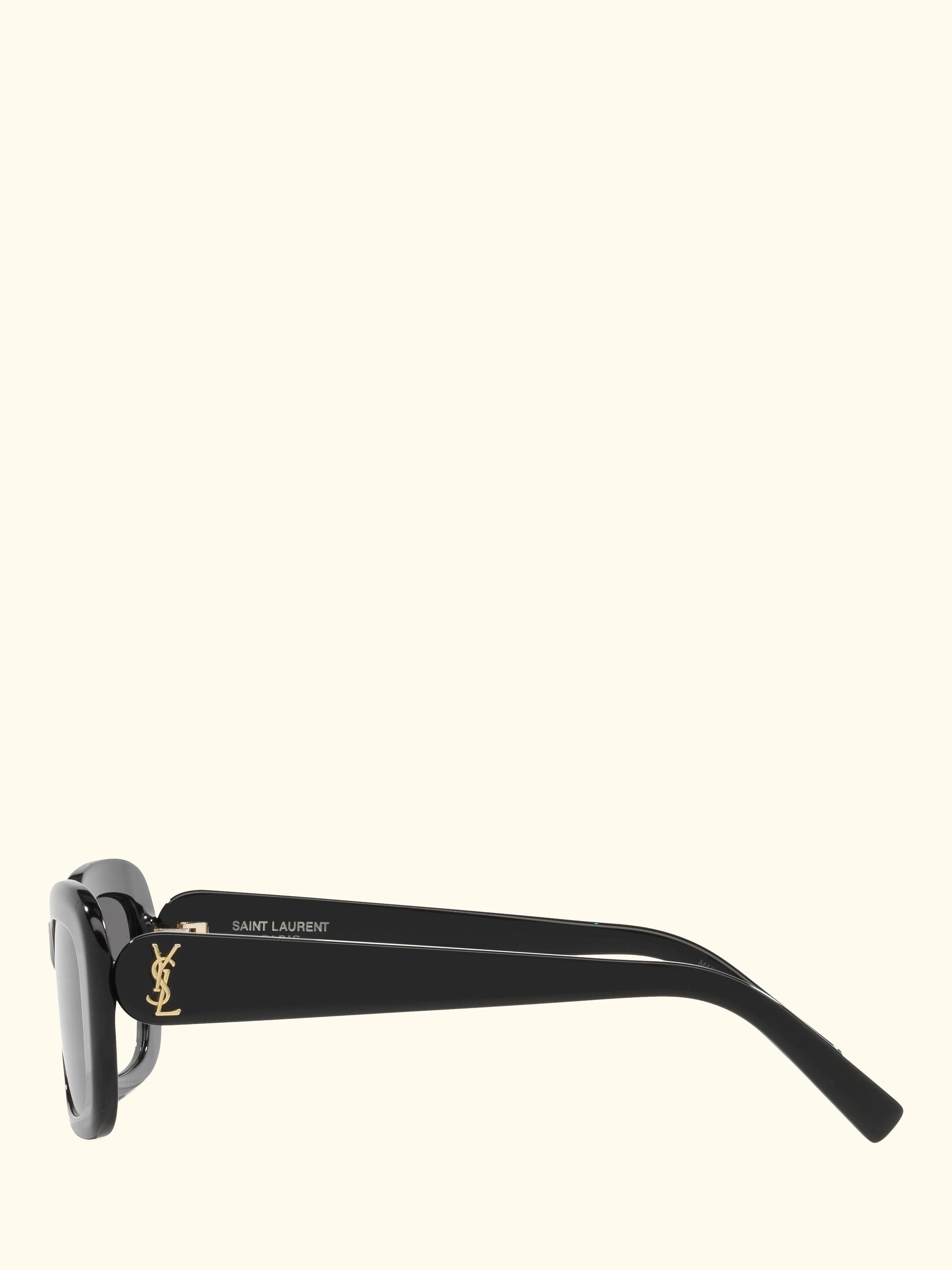 YS000525 Women's Rectangular Sunglasses, Black