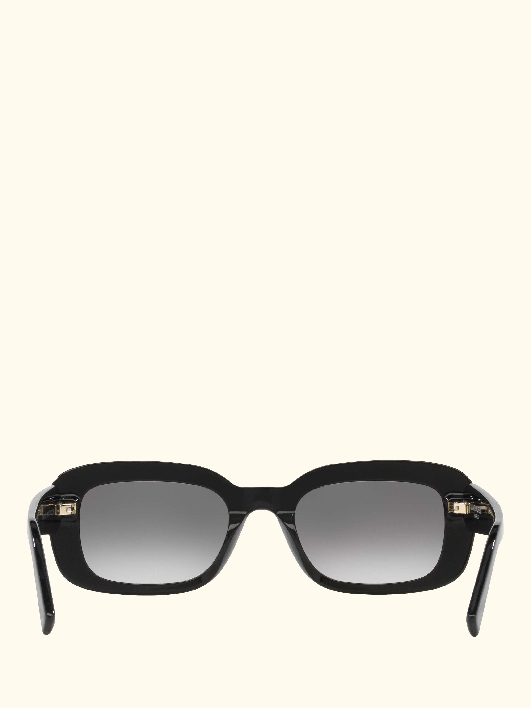 YS000525 Women's Rectangular Sunglasses, Black
