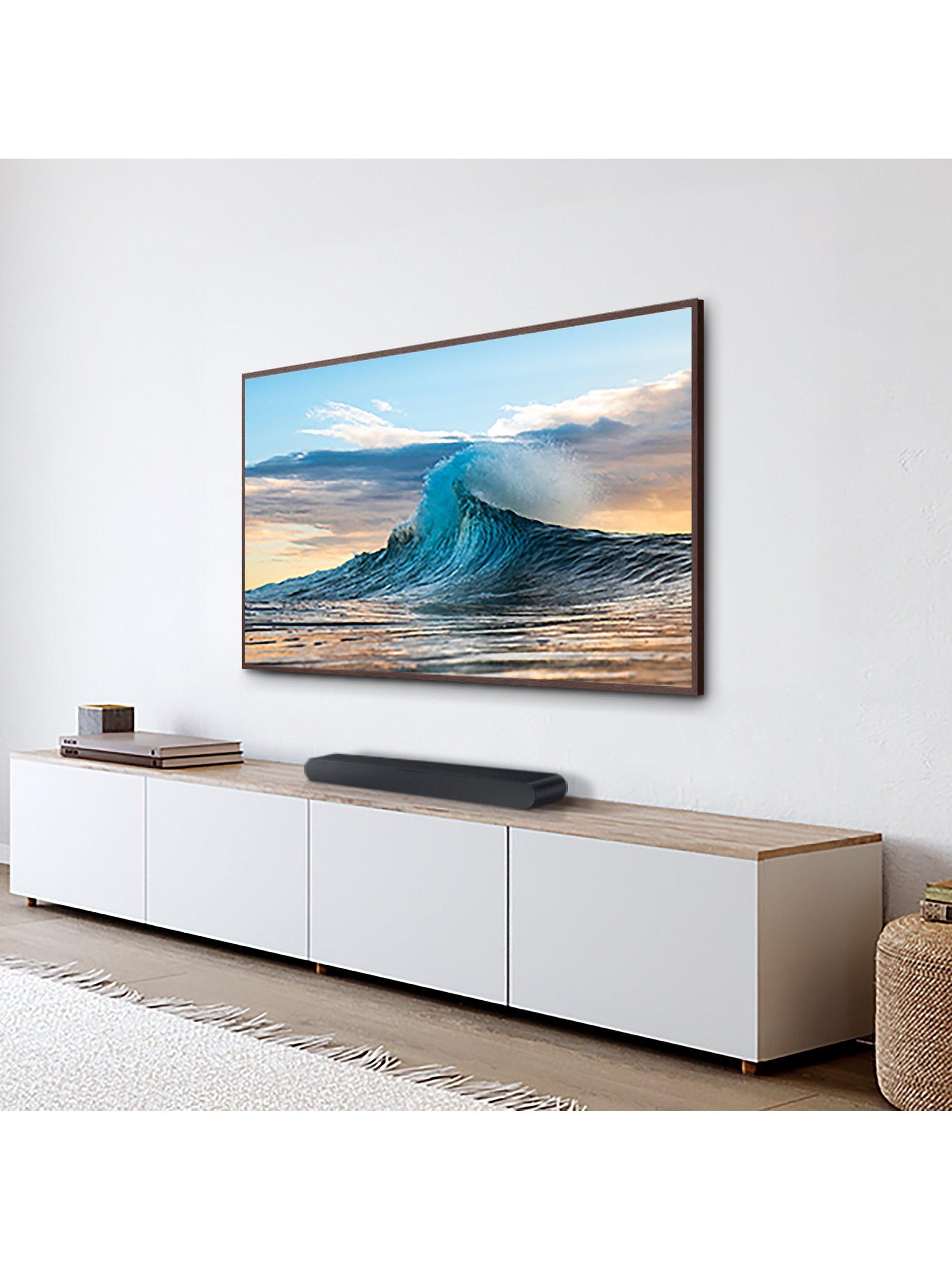 HW-S60D Bluetooth Wi-Fi All-In-One Compact Soundbar with Dolby Atmos & DTS:X, Black