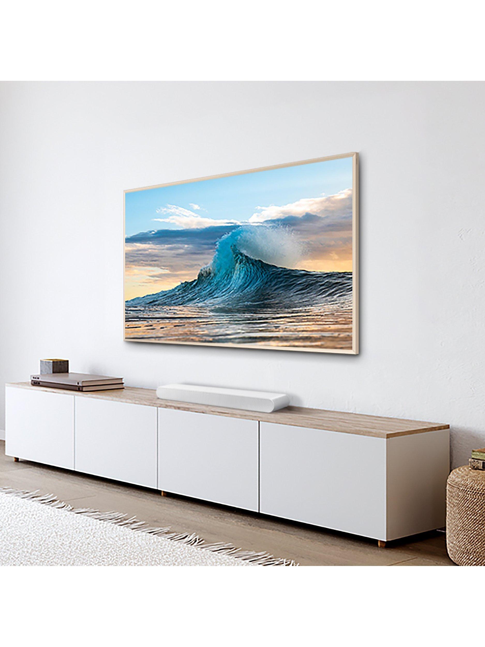 HW-S61D Bluetooth Wi-Fi All-In-One Compact Soundbar with Dolby Atmos & DTS:X, White