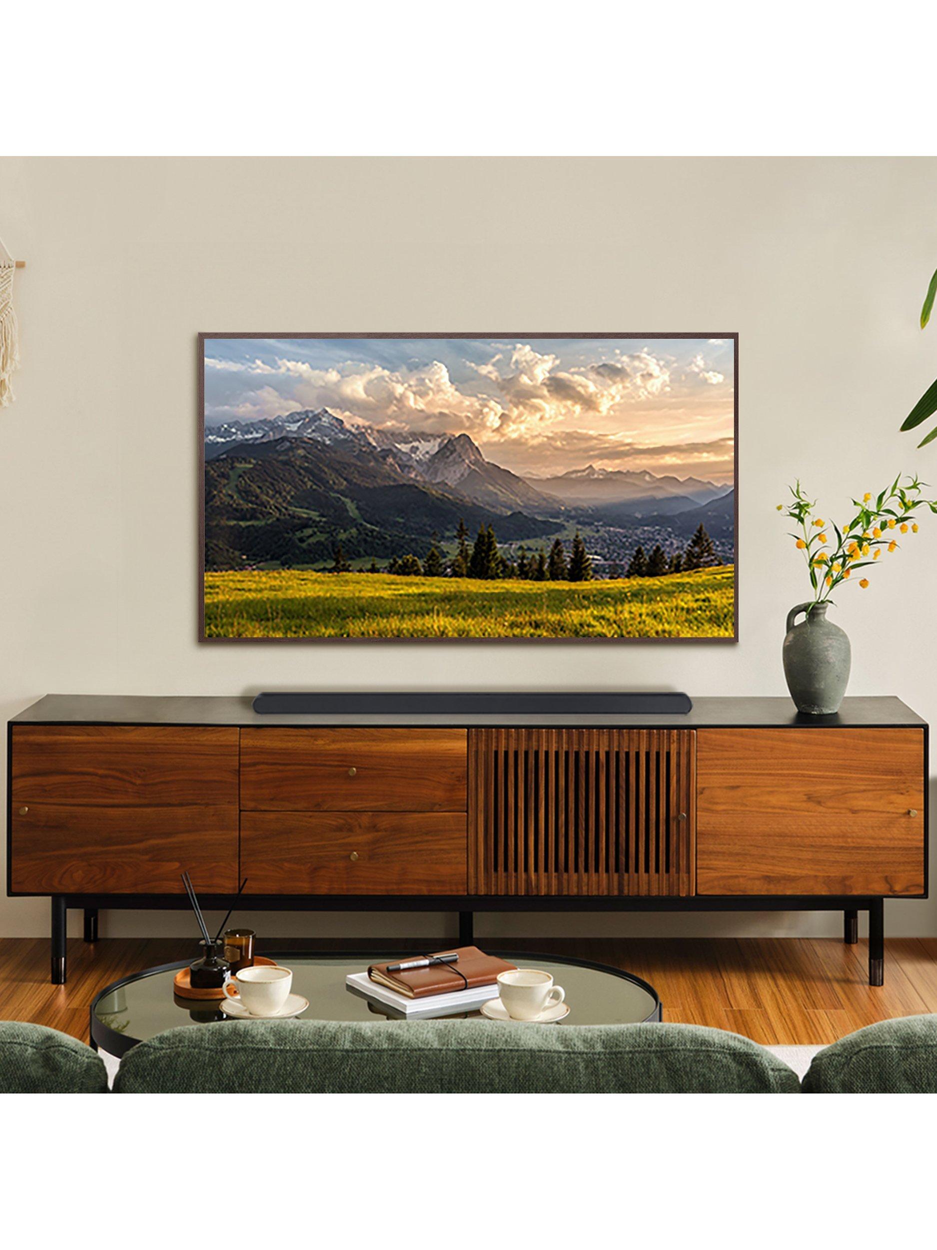 HW-S700D Bluetooth Wi-Fi Ultra Slim Soundbar with Dolby Atmos, DTS:X & Wireless Subwoofer, Black