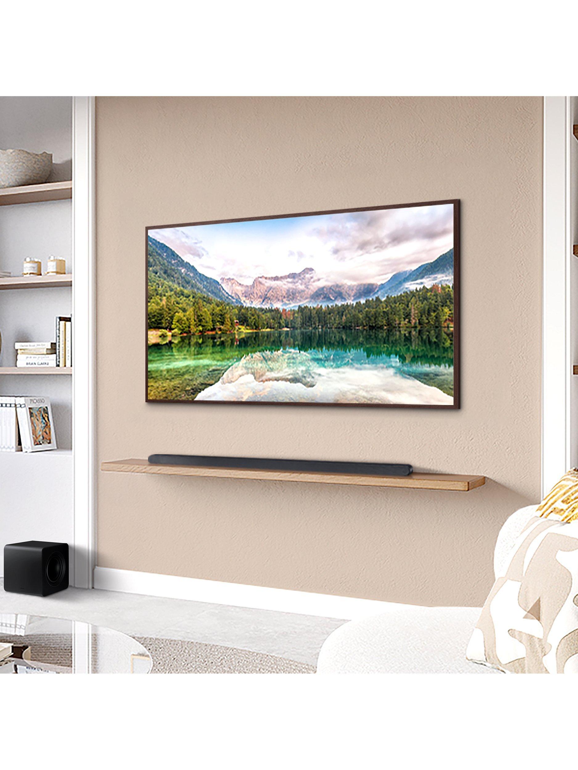 HW-S800D Bluetooth Wi-Fi Ultra Slim Soundbar with Dolby Atmos, DTS:X & Wireless Subwoofer, Black
