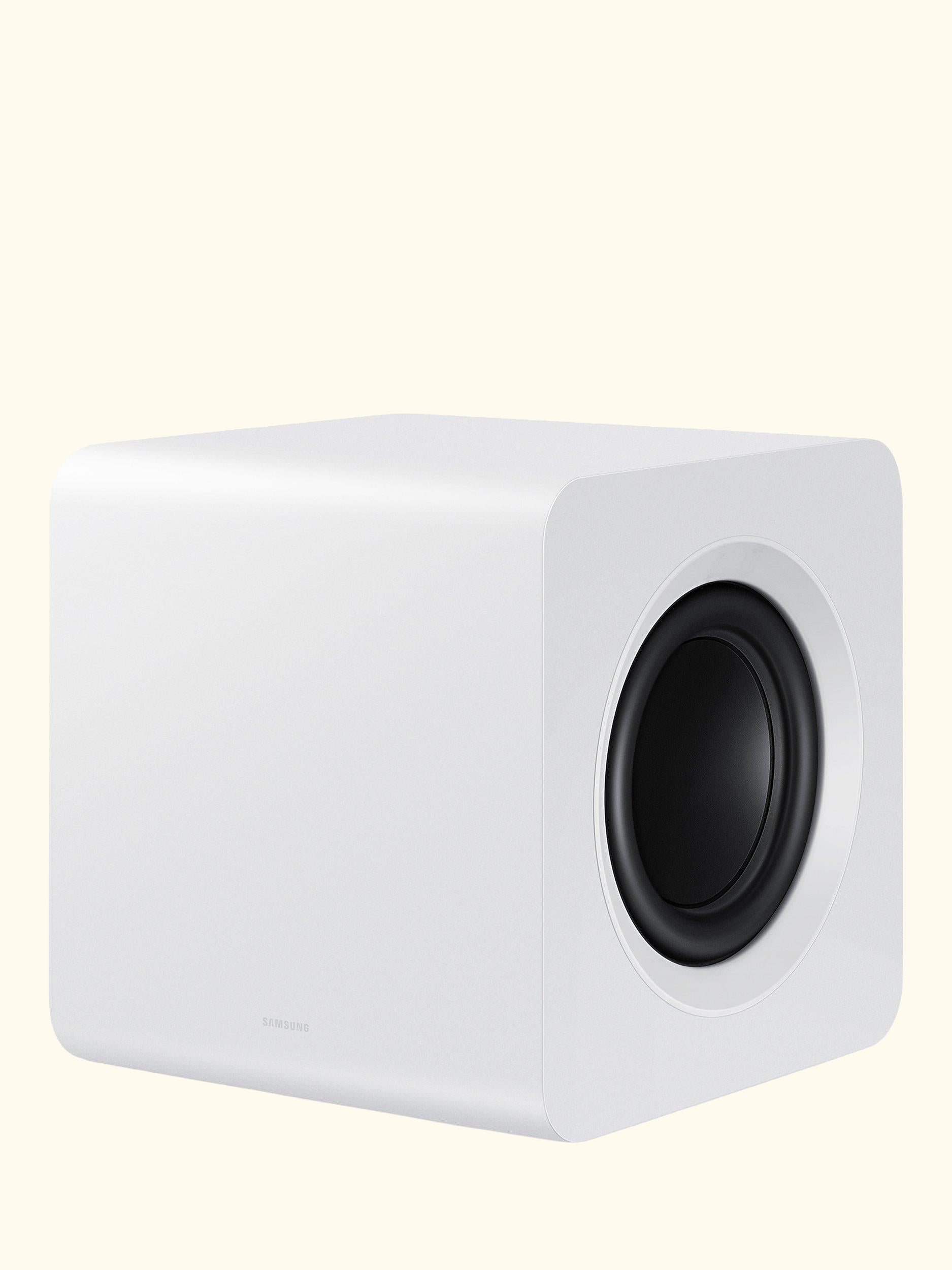 HW-S801D Bluetooth Wi-Fi Ultra Slim Soundbar with Dolby Atmos, DTS:X & Wireless Subwoofer, White