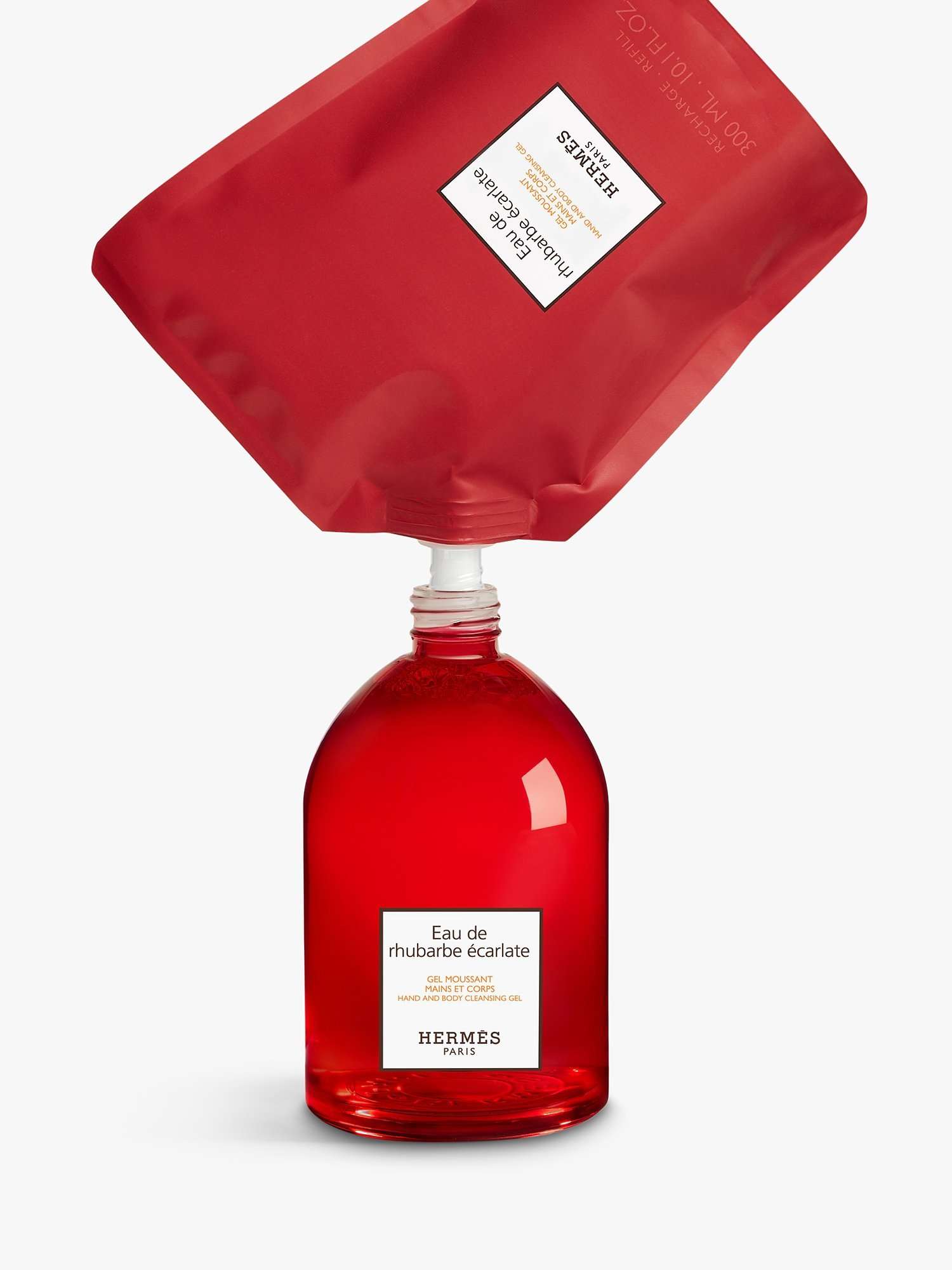 Eau de Rhubarbe Écarlate Hand and Body Cleansing Gel Refill, 300ml