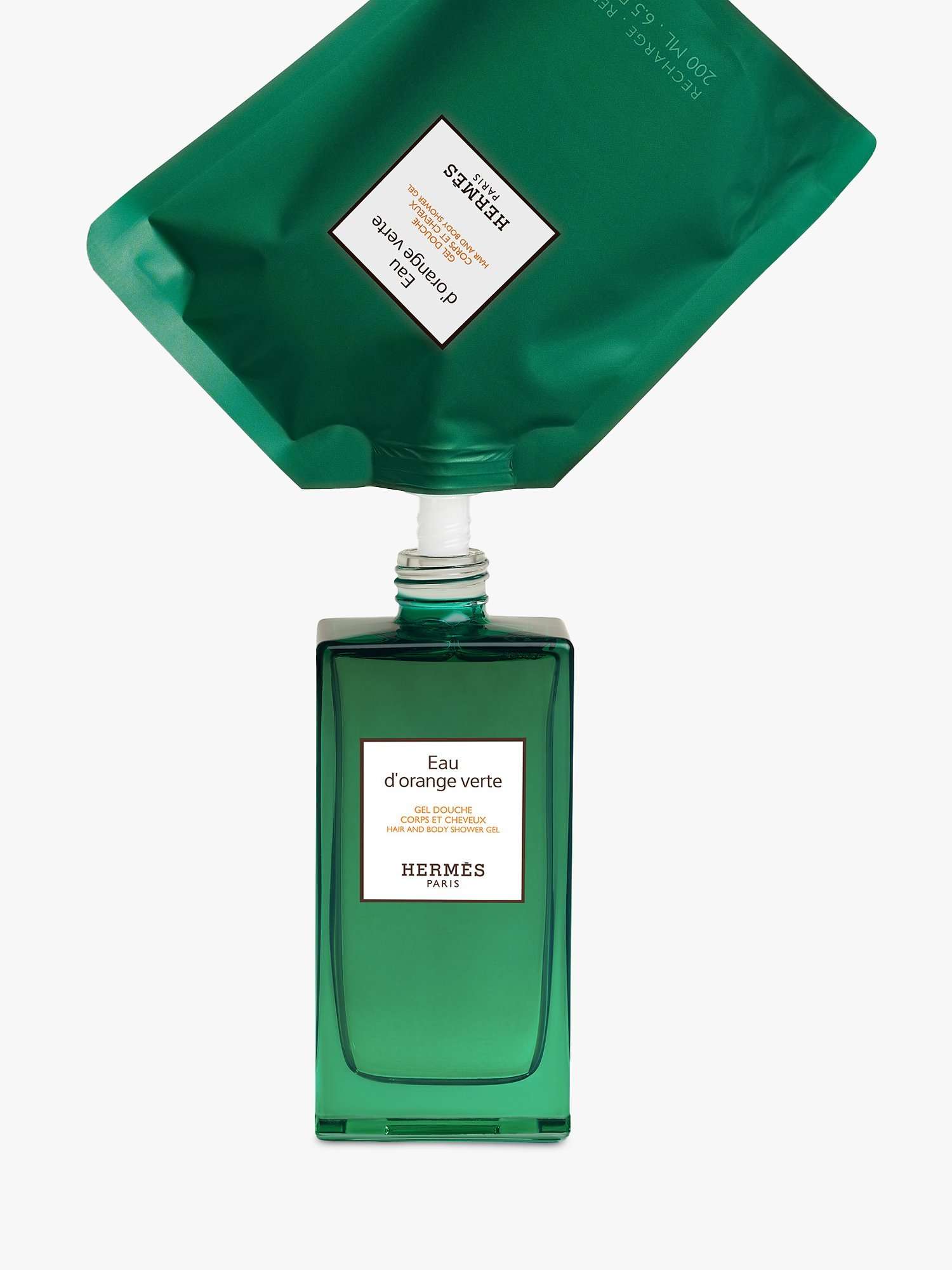Eau d'Orange Verte Hair & Body Shower Gel Refill, 200ml
