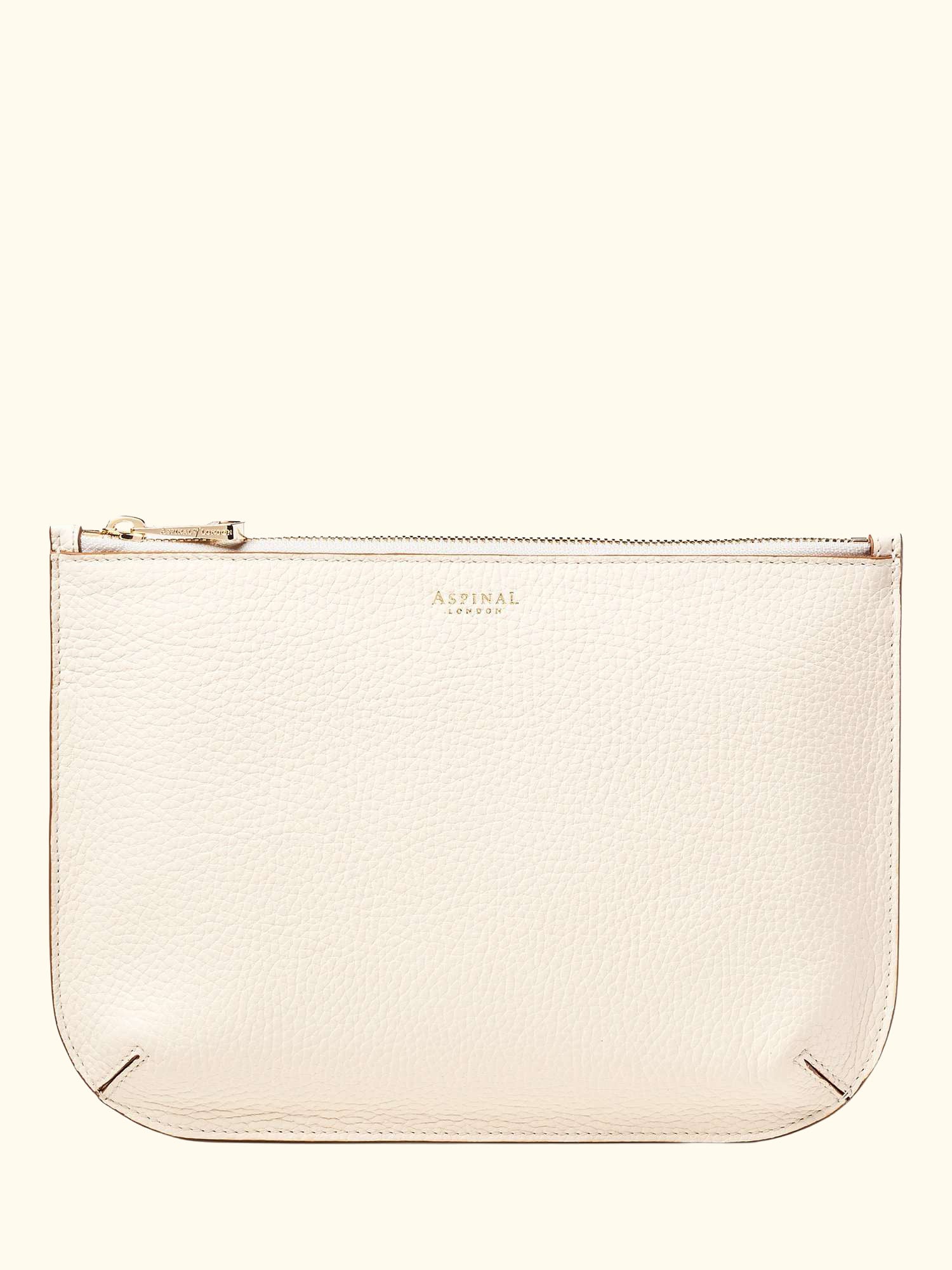 Large Ella Pebble Grain Leather Pouch