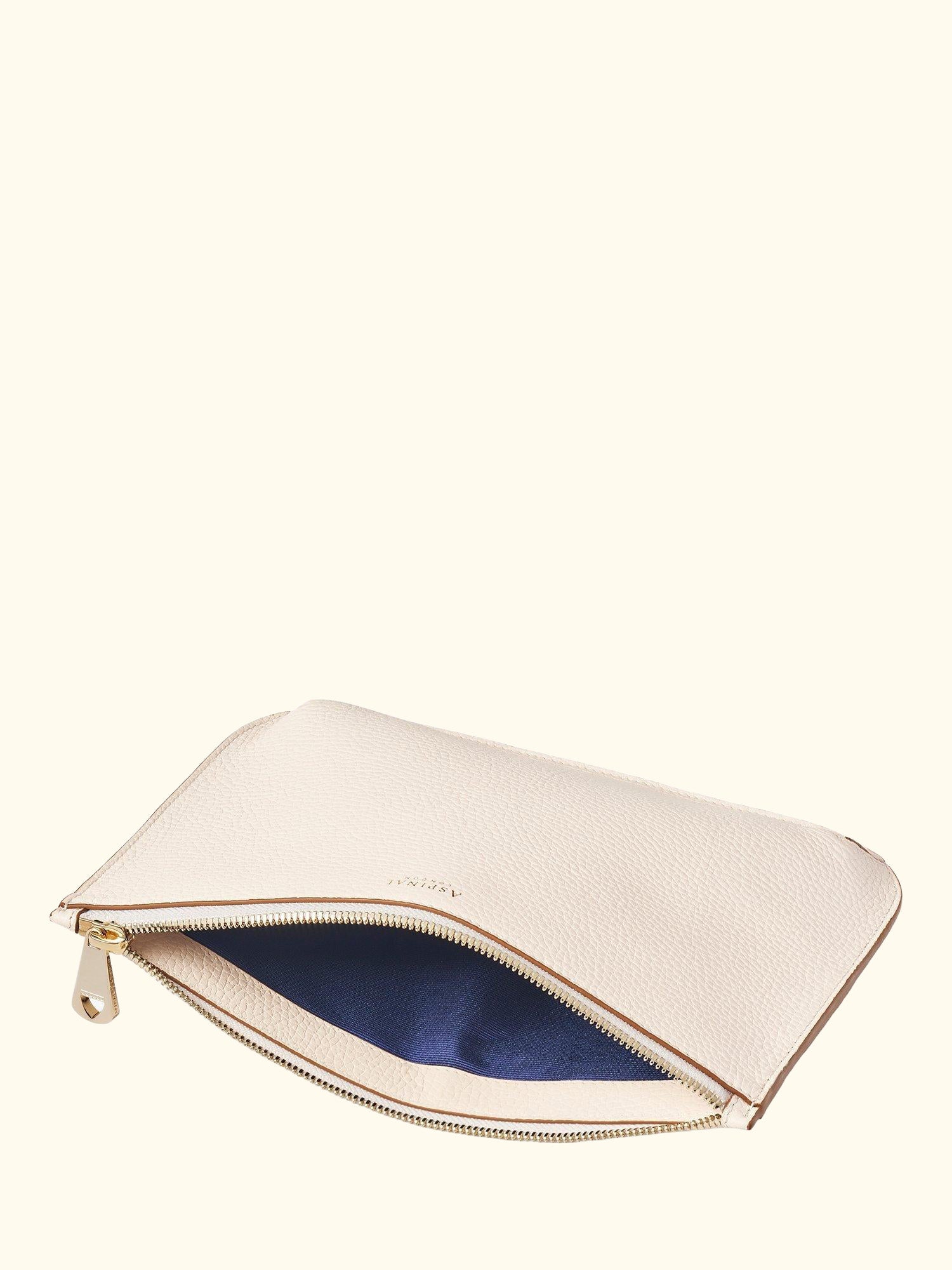 Large Ella Pebble Grain Leather Pouch