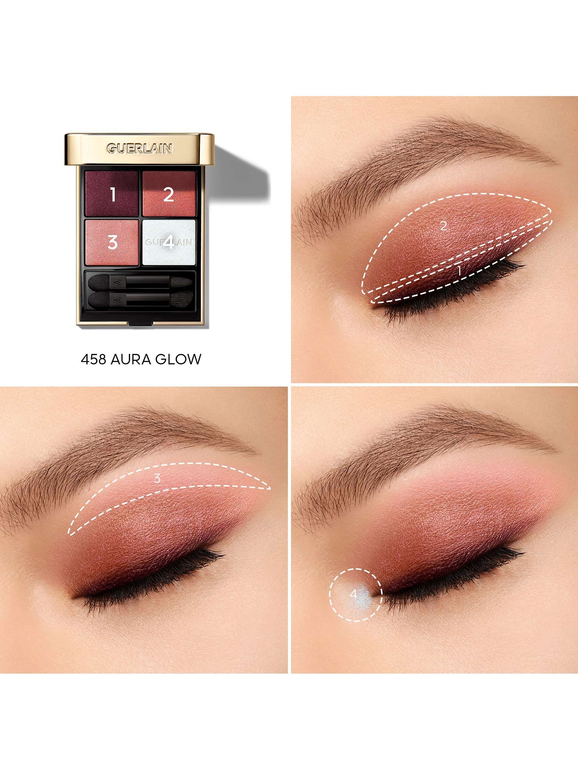 Limited Edition Ombres G Eyeshadow Quad, 458 Aura Glow