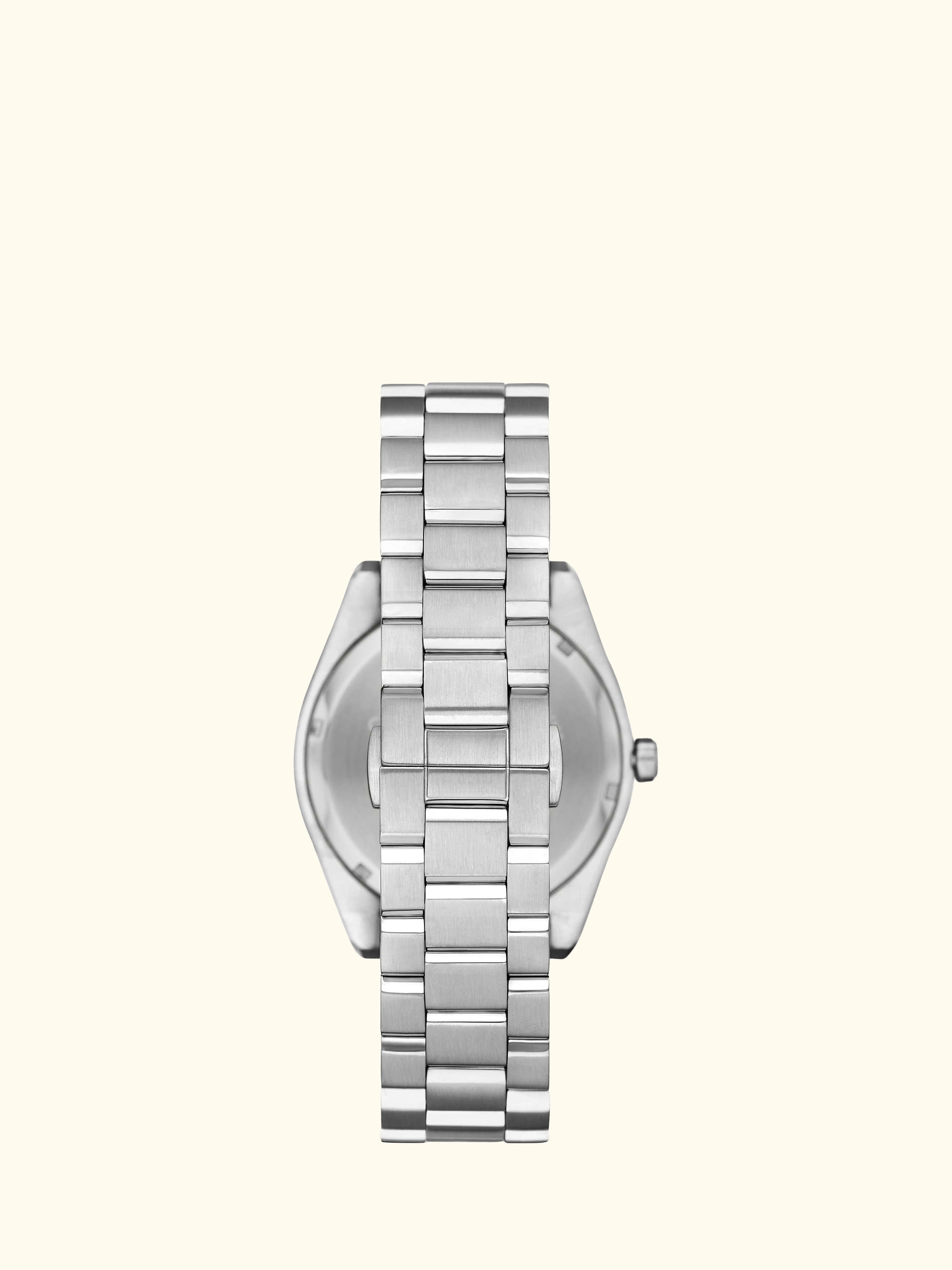 Men's Federico Date Bracelet Strap Watch, Silver/Black AR11622