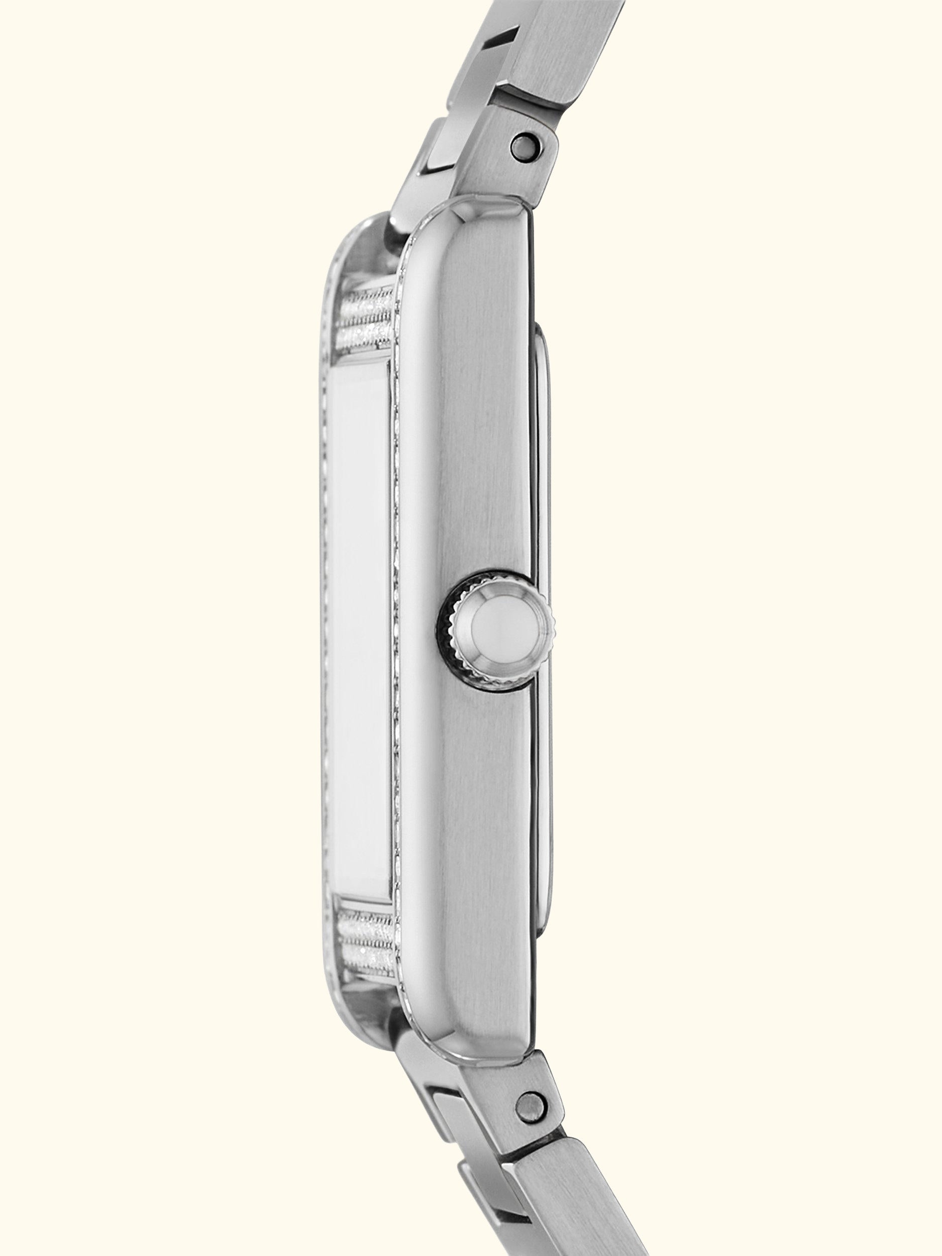 AR11625 Women's Crystal Bracelet Strap Watch, Silver
