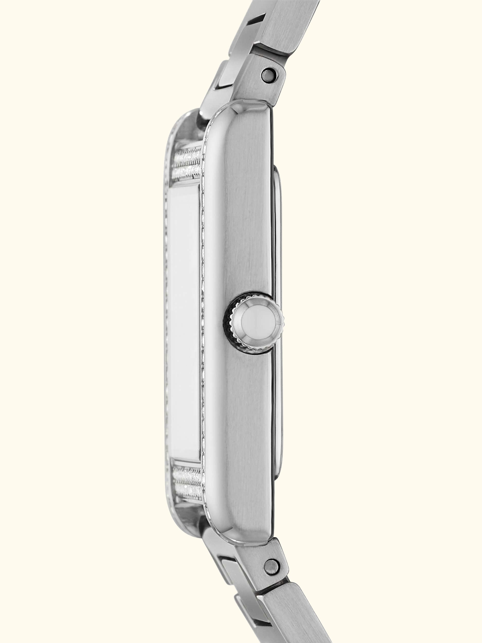 AR11625 Women's Crystal Bracelet Strap Watch, Silver