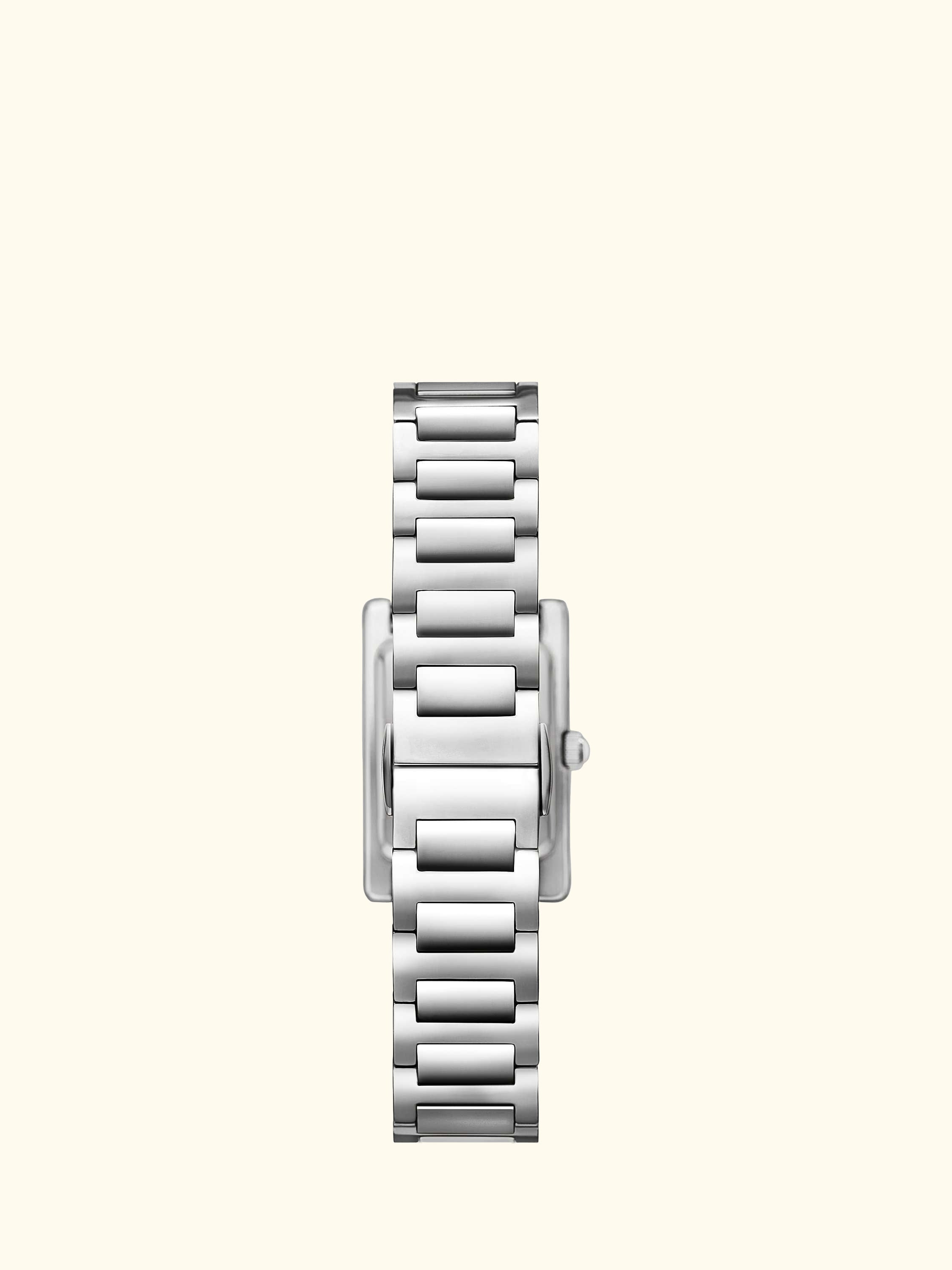 AR11625 Women's Crystal Bracelet Strap Watch, Silver