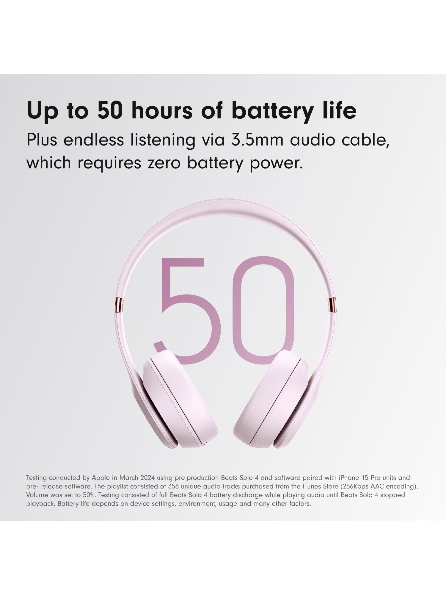 Solo 4 Wireless Bluetooth On-Ear Headphones with Mic/Remote