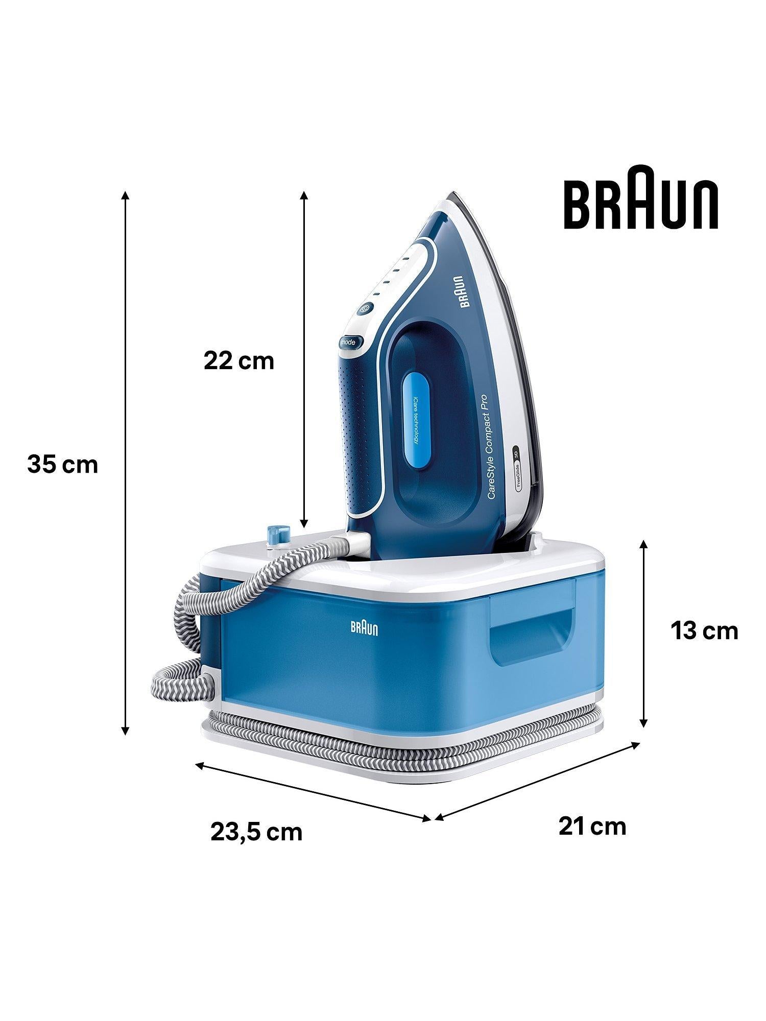 CareStyle IS2565BL Compact Pro Steam Iron, Blue