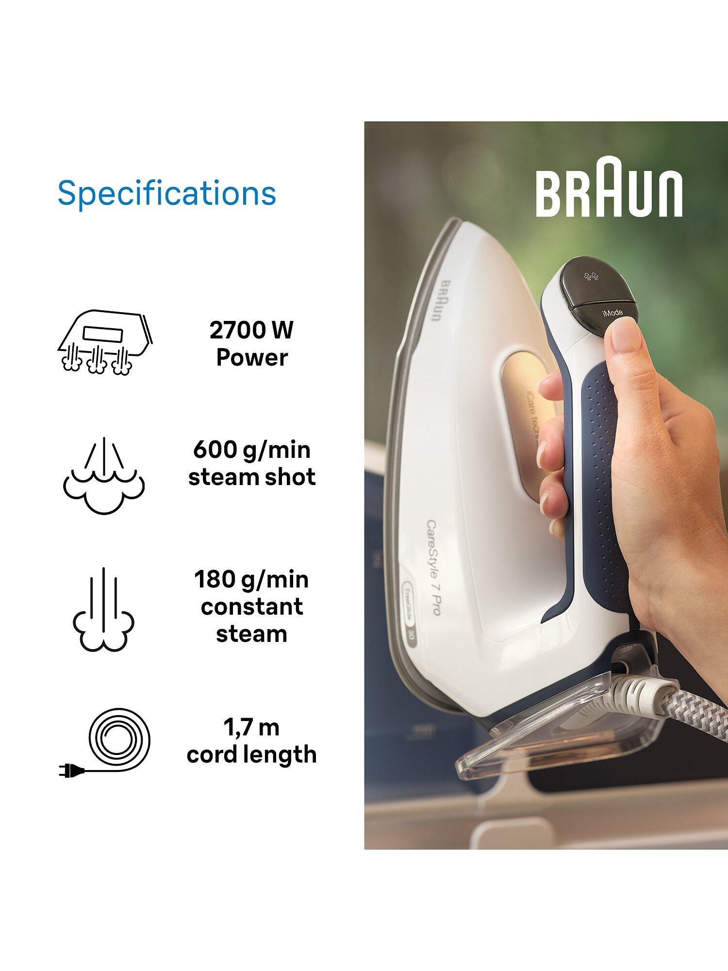 IS7282BL CareStyle 7 Pro Steam Station Iron, Blue