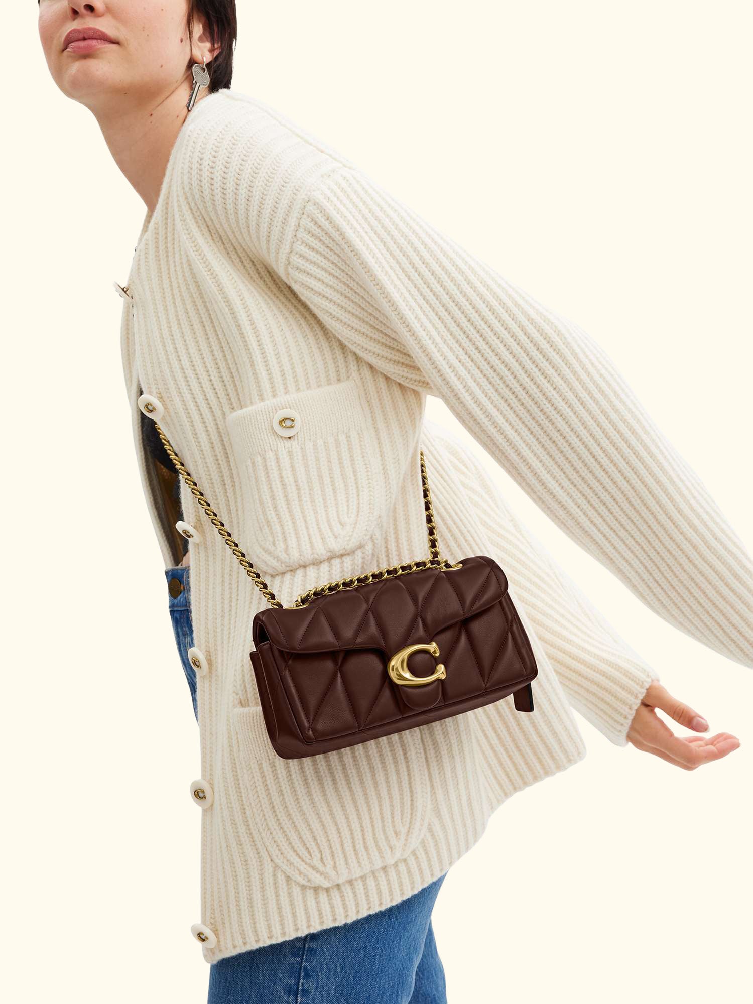 Tabby 20 Quilted Leather Shoulder Bag