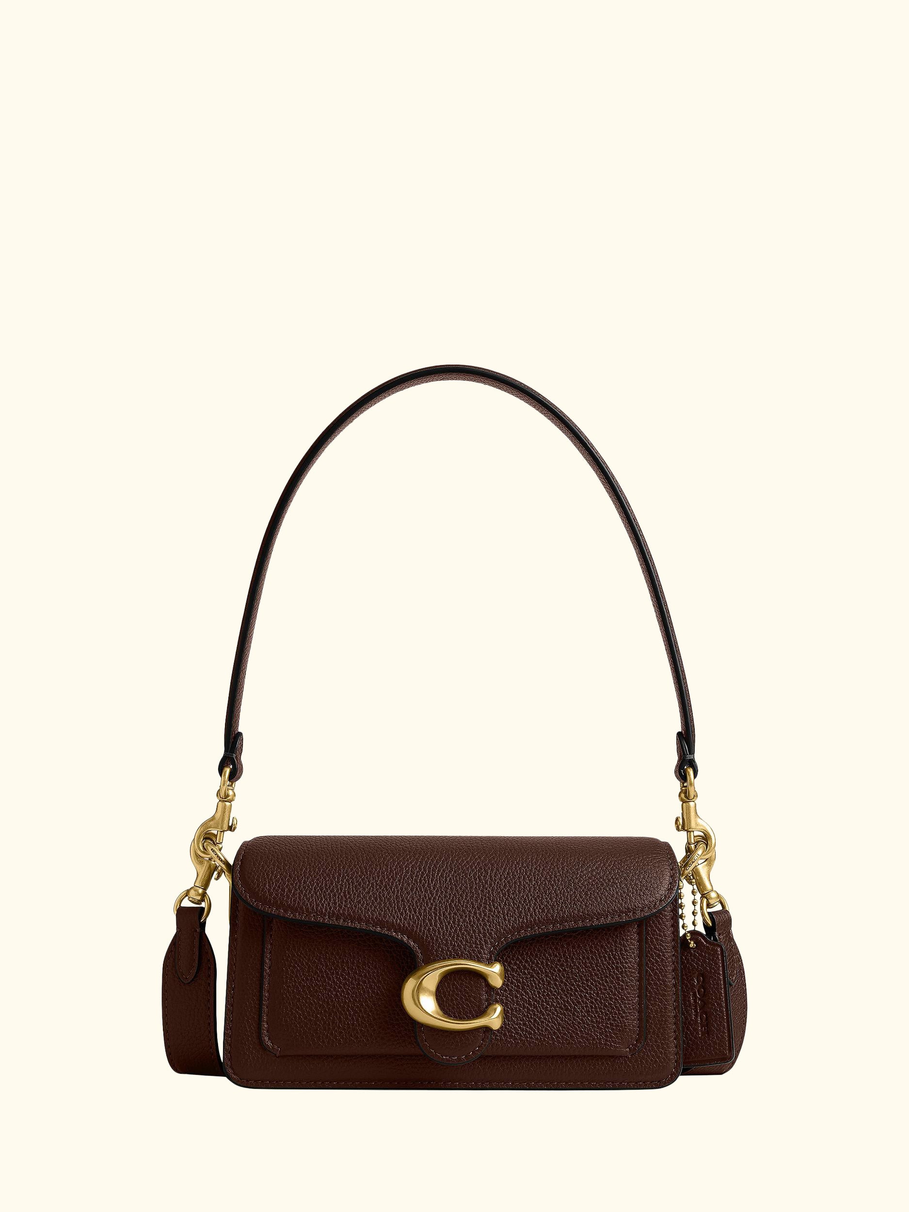 Tabby 20 Pebbled Leather Shoulder Bag