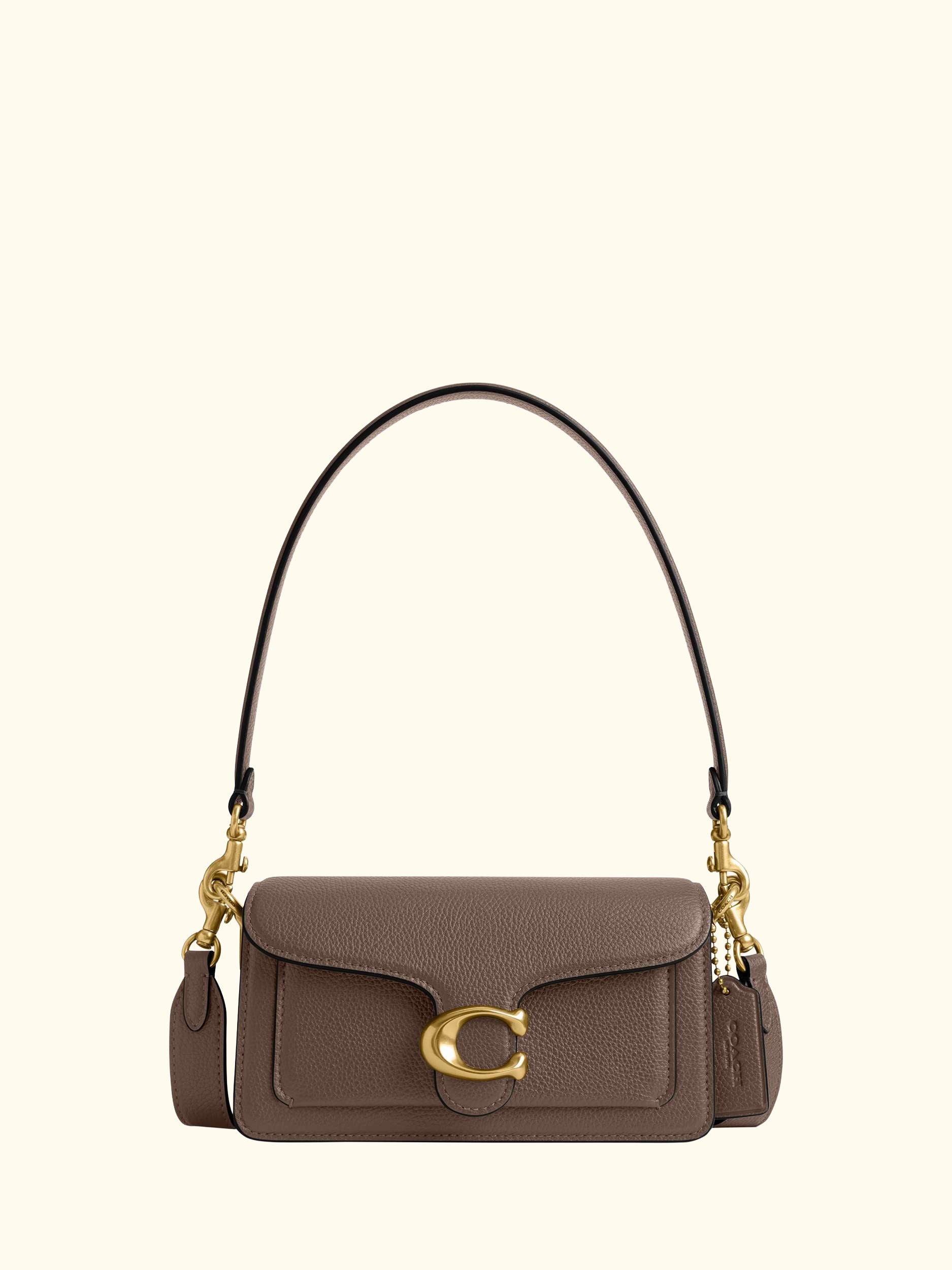 Tabby 20 Pebbled Leather Shoulder Bag