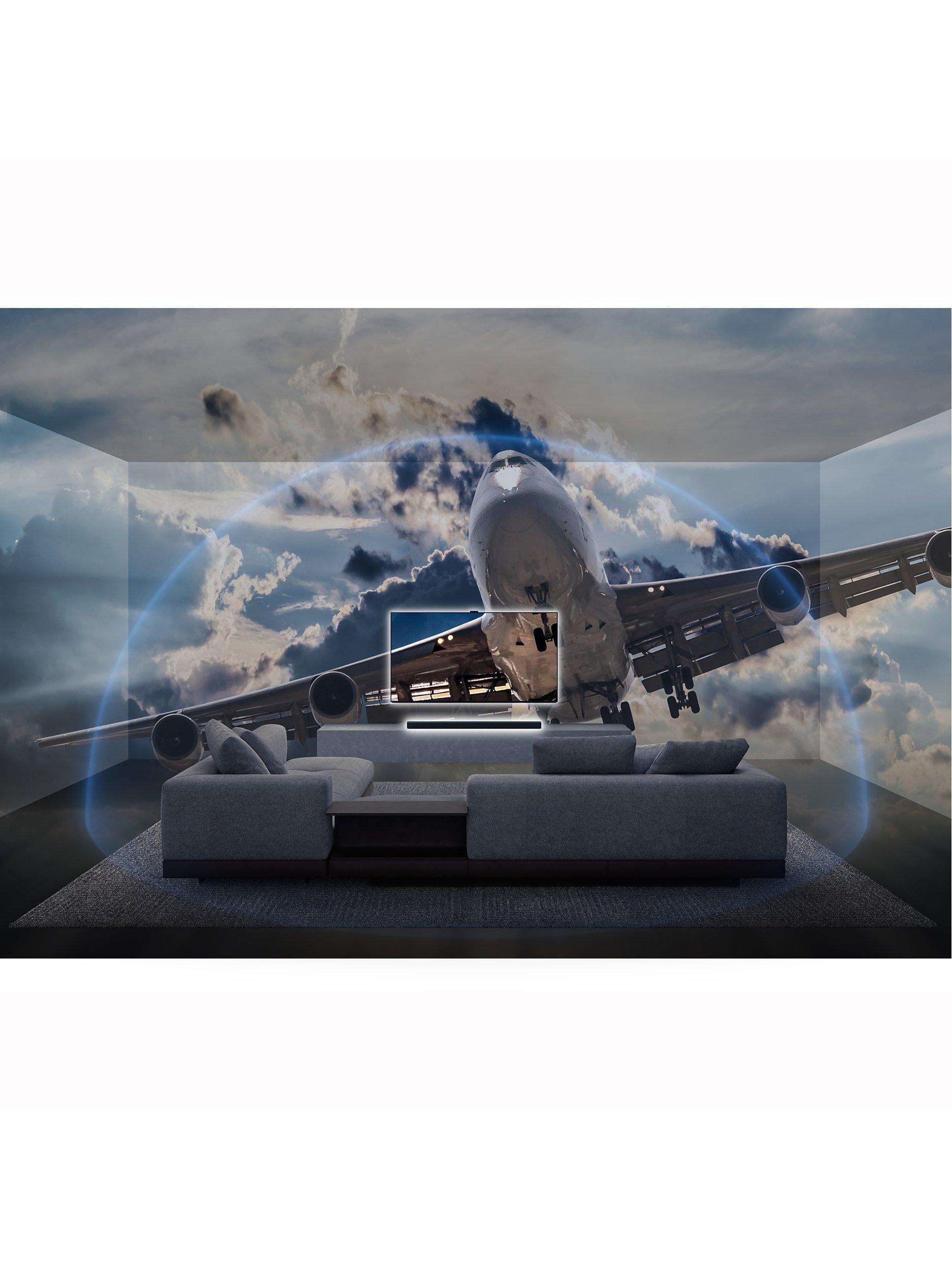 Bravia Theatre Bar 8 HT-A8000 Wi-Fi Bluetooth All-In-One Soundbar with 360 Spatial Sound Mapping, Dolby Atmos & DTS:X, Black