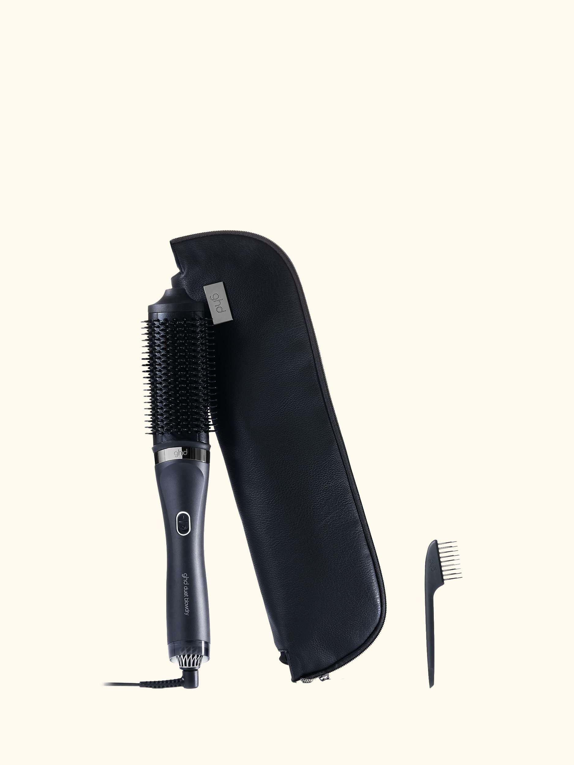 Duet Blowdry 2-in-1 Hair Dryer Brush, Black