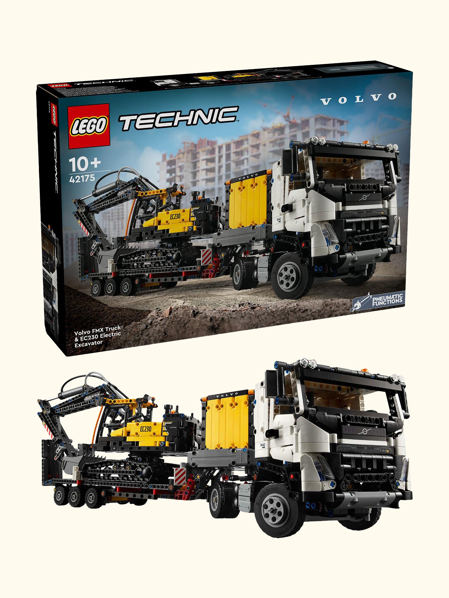 Technic 42175 Volvo FMX Truck & EC230 Electric Excavator  Construction Set