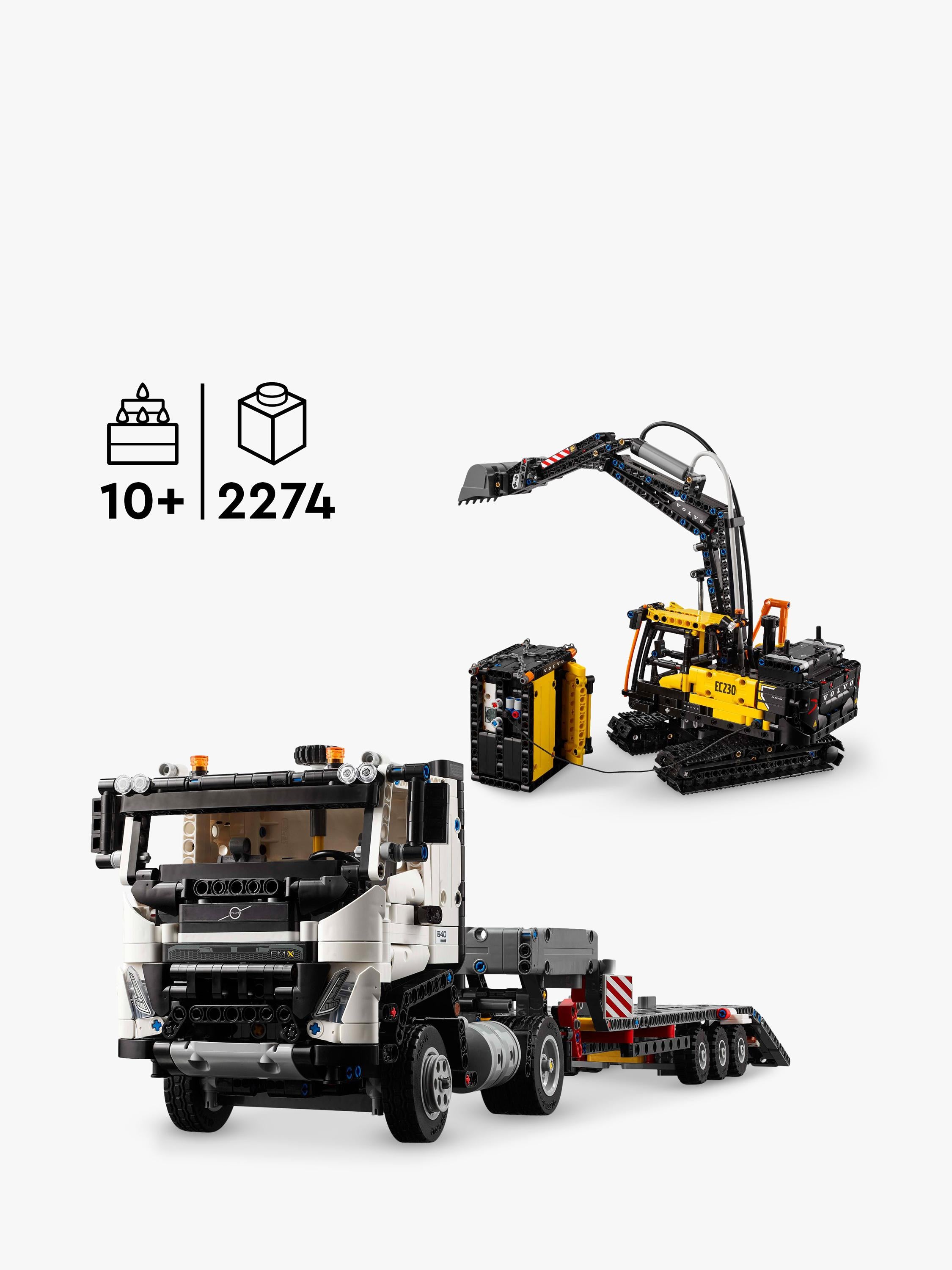 Technic 42175 Volvo FMX Truck & EC230 Electric Excavator  Construction Set