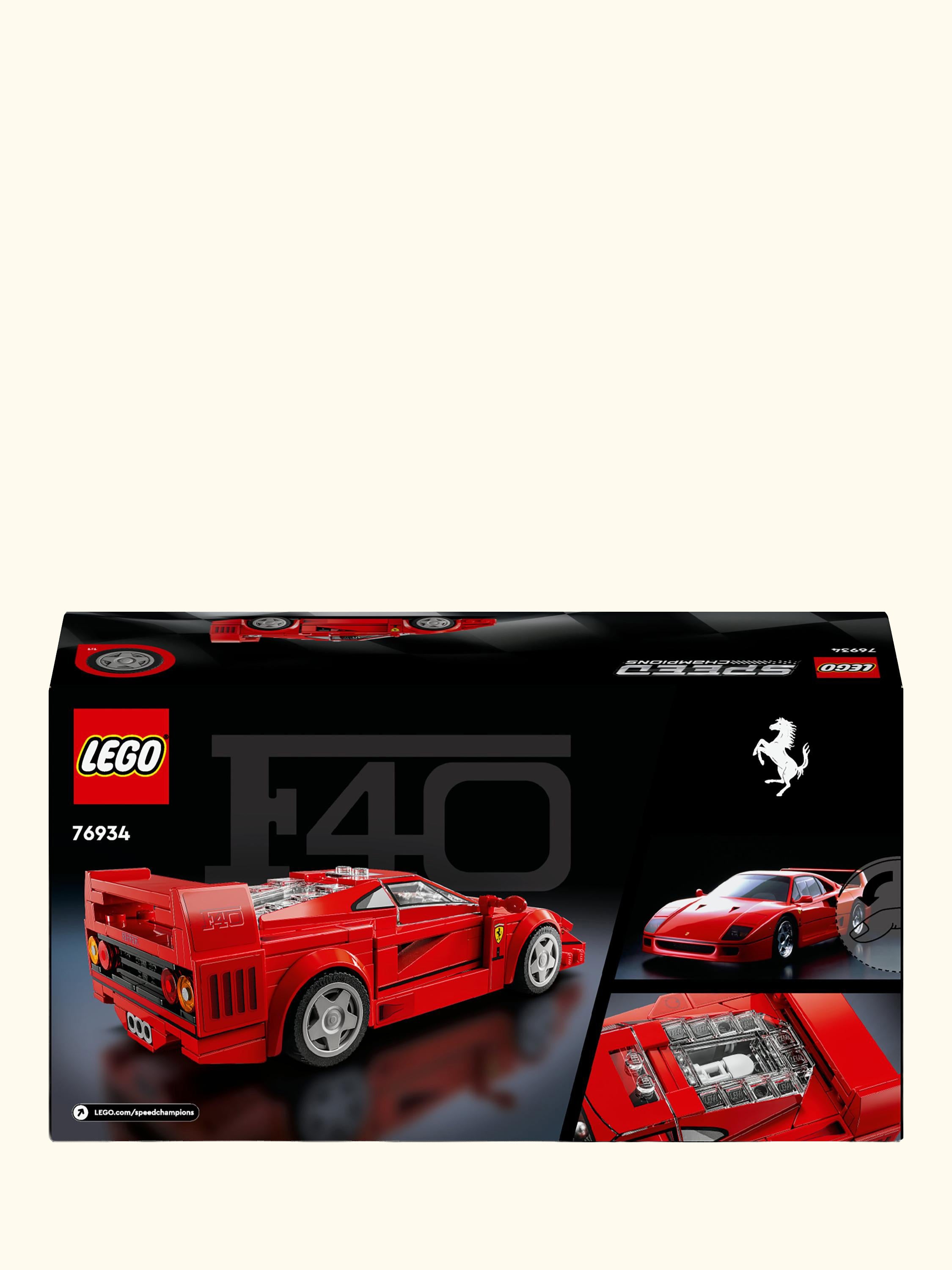 Speed Champions Ferrari F40 Supercar Vehicle Toy 76934