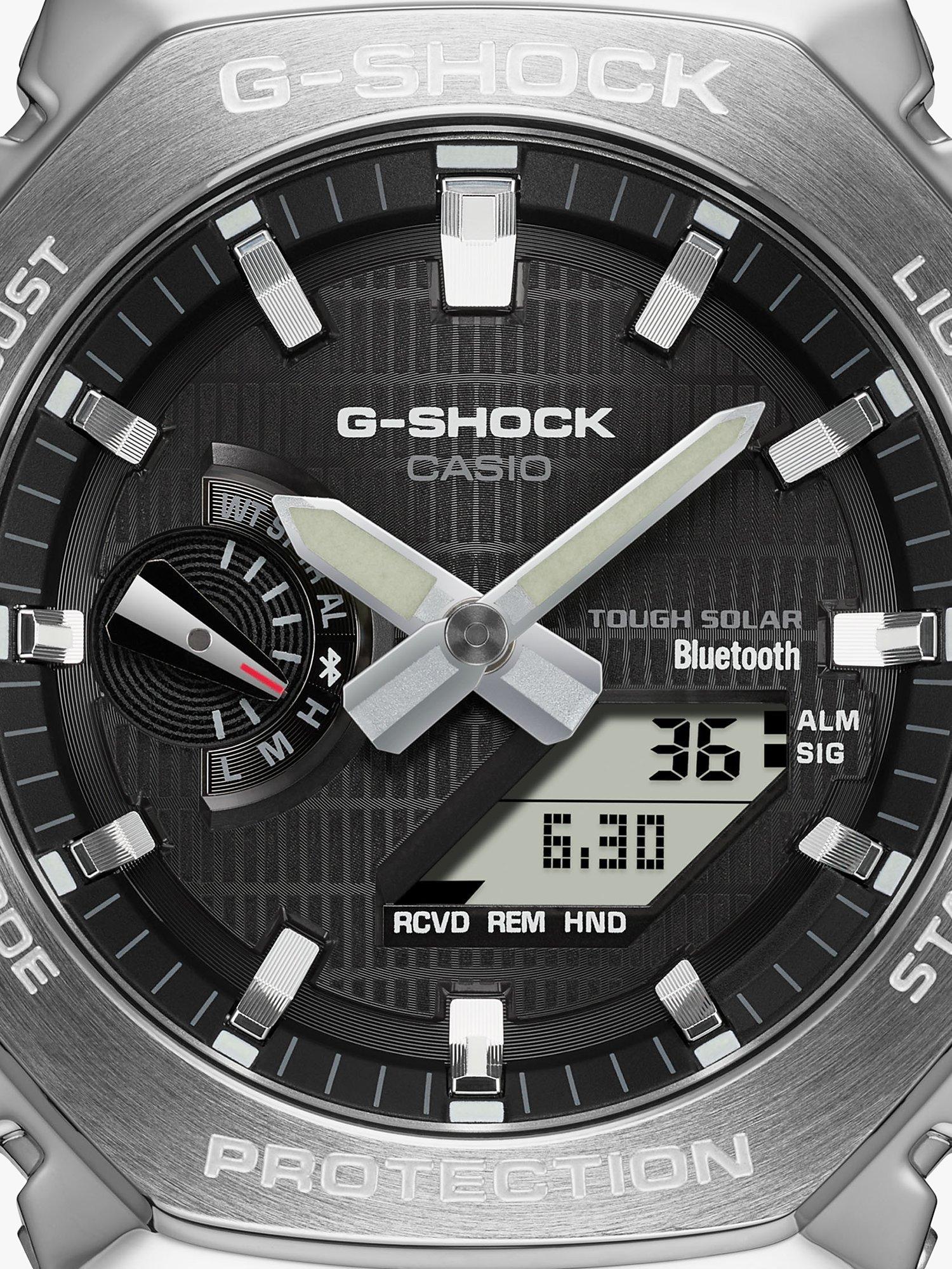 G-Shock GBM-2100-1AER Solar Powered Bluetooth Watch, Black